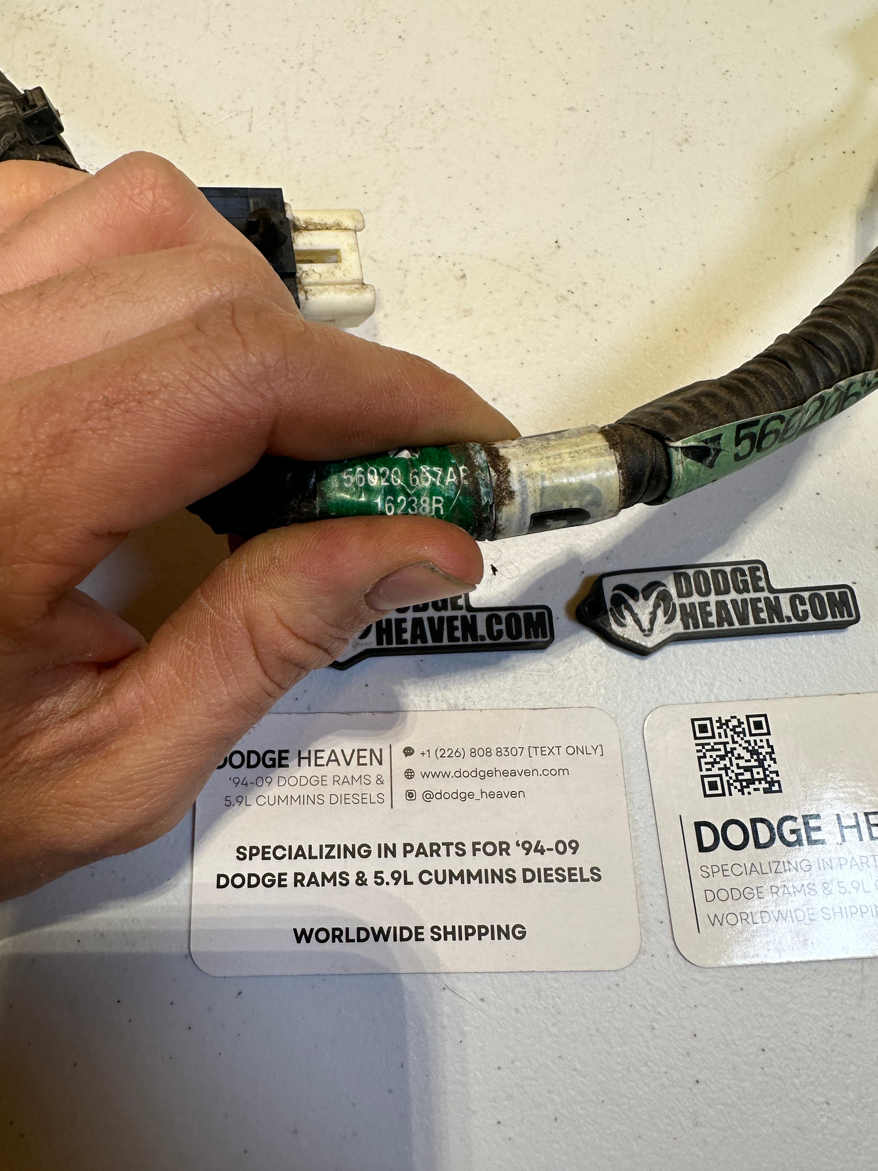 1998-1998 Dodge Ram Manual Driver-Side Seat Belt Timer Module Harness (OEM)