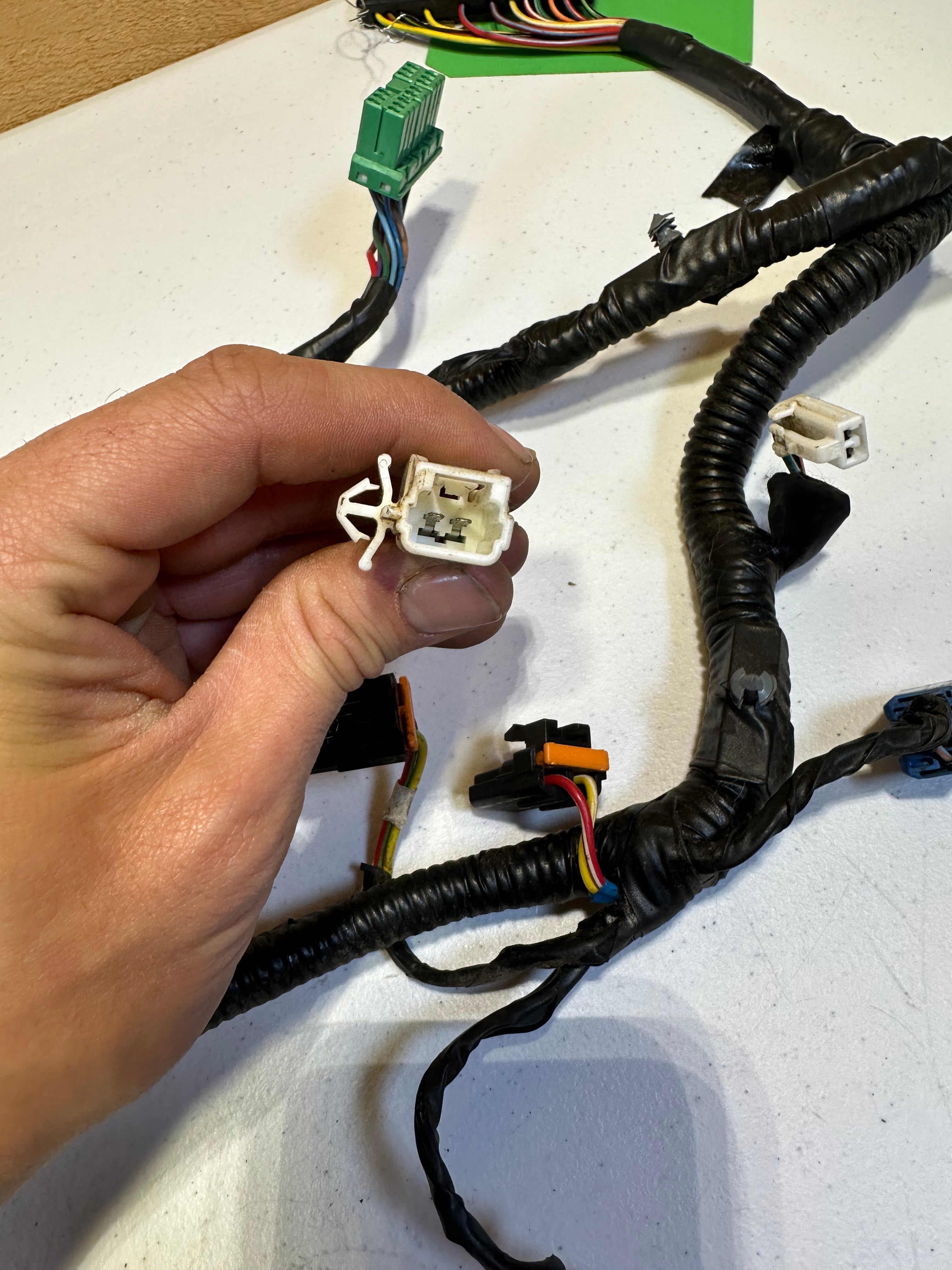 2000-2002 Dodge Ram Driver-Side w Power Heated Lumbar Seat Wiring Harness (OEM)