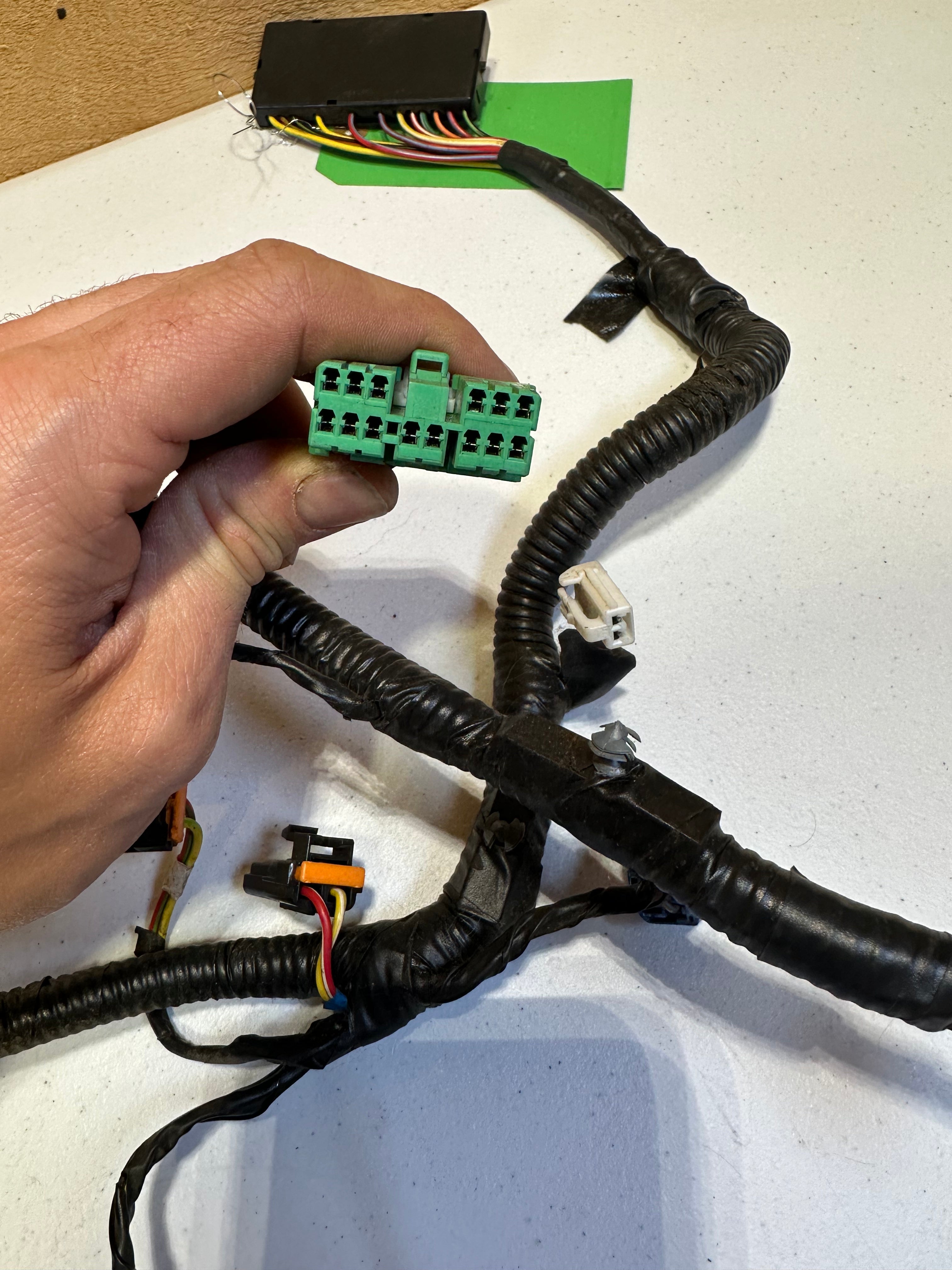 2000-2002 Dodge Ram Driver-Side w Power Heated Lumbar Seat Wiring Harness (OEM)