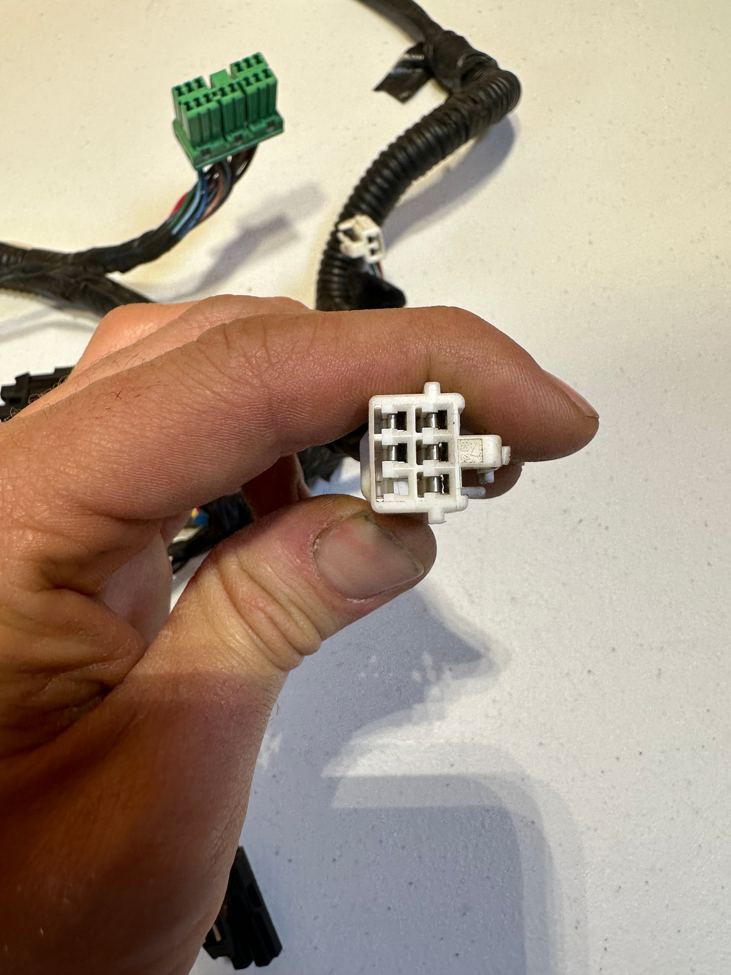 2000-2002 Dodge Ram Driver-Side w Power Heated Lumbar Seat Wiring Harness (OEM)