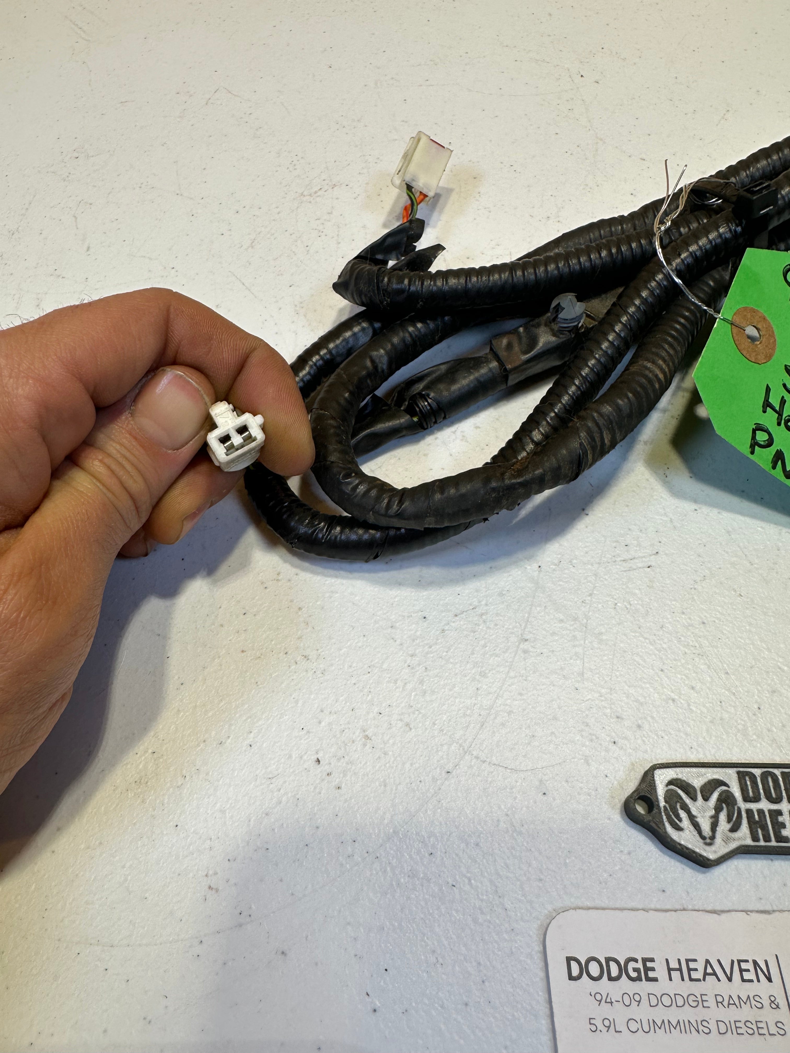 1998-2002 Dodge Ram Passenger-Side Seat Belt Wiring Harness (OEM)