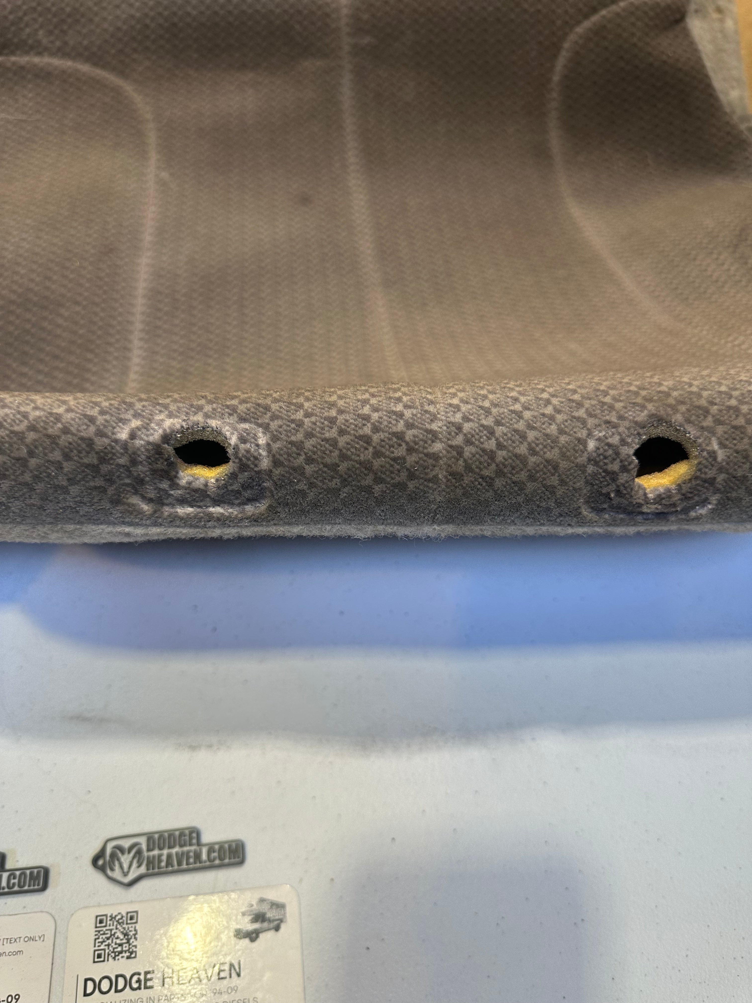 2002-2005 Dodge Ram Quad Cab Rear 60/40 Bench Seat Back Tan / Taupe (OEM)