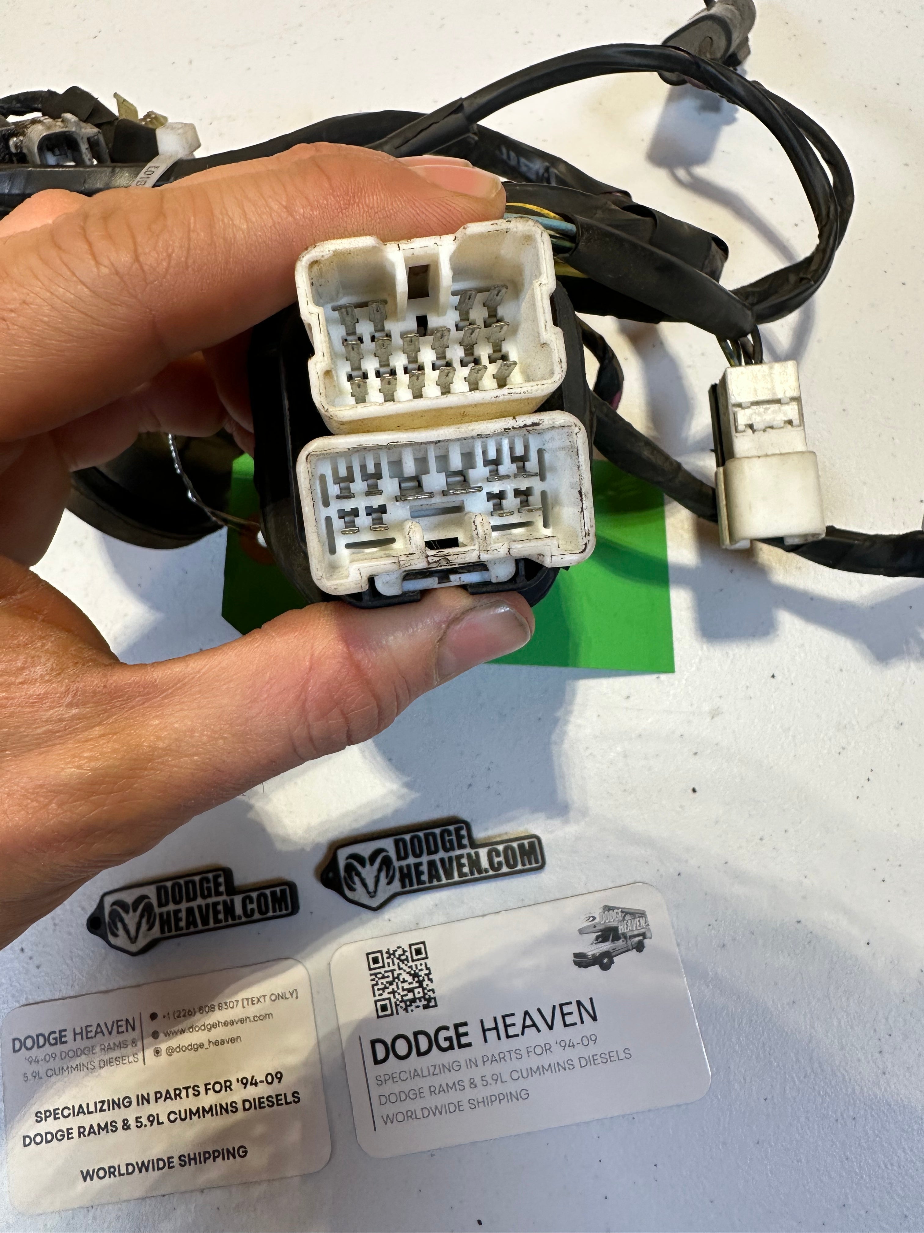 1998-2002 Ram 1500 2500 3500 Passenger-Side Door Harness w/ Infinity (OEM)