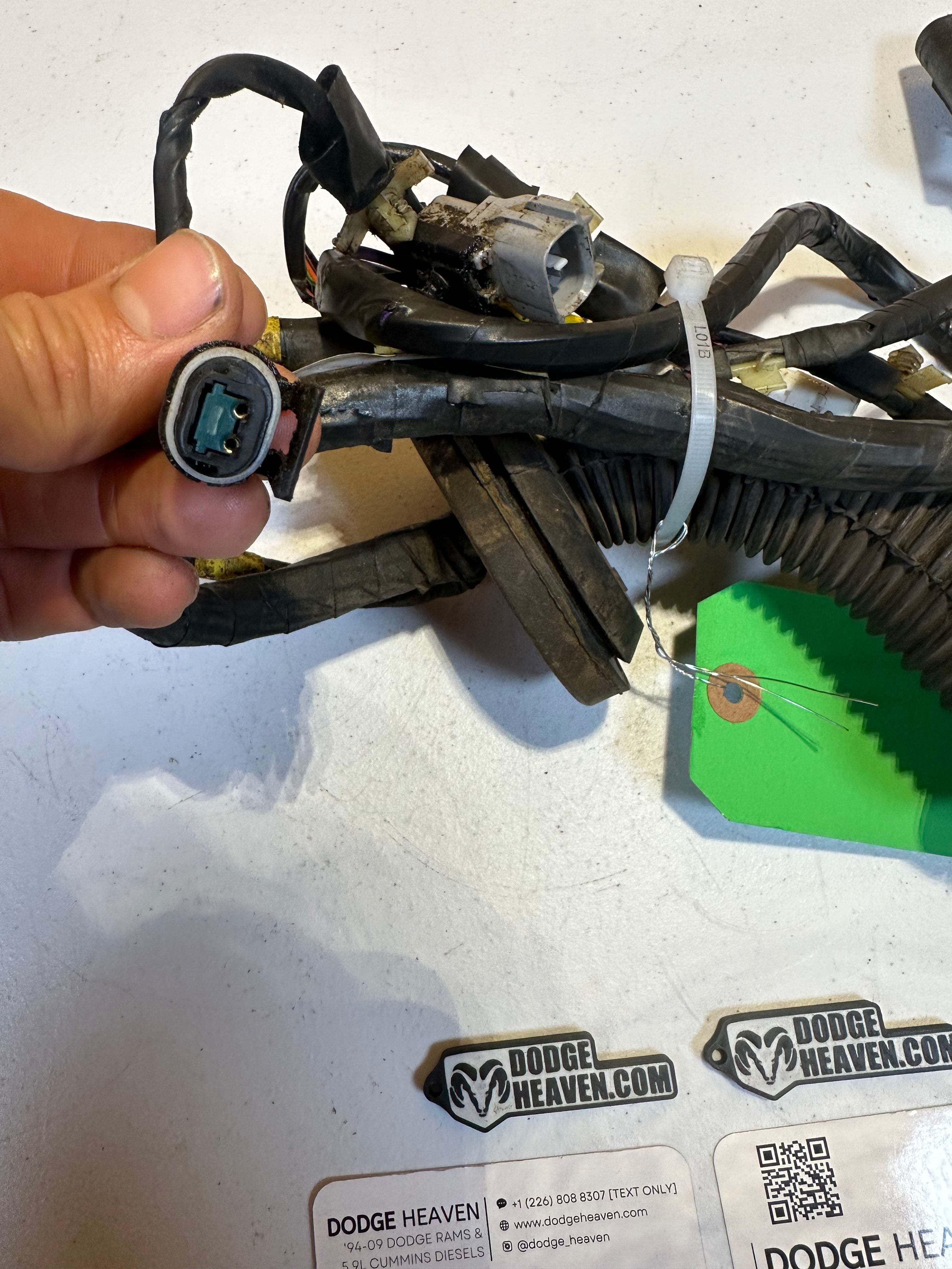 1998-2002 Ram 1500 2500 3500 Passenger-Side Door Harness w/ Infinity (OEM)