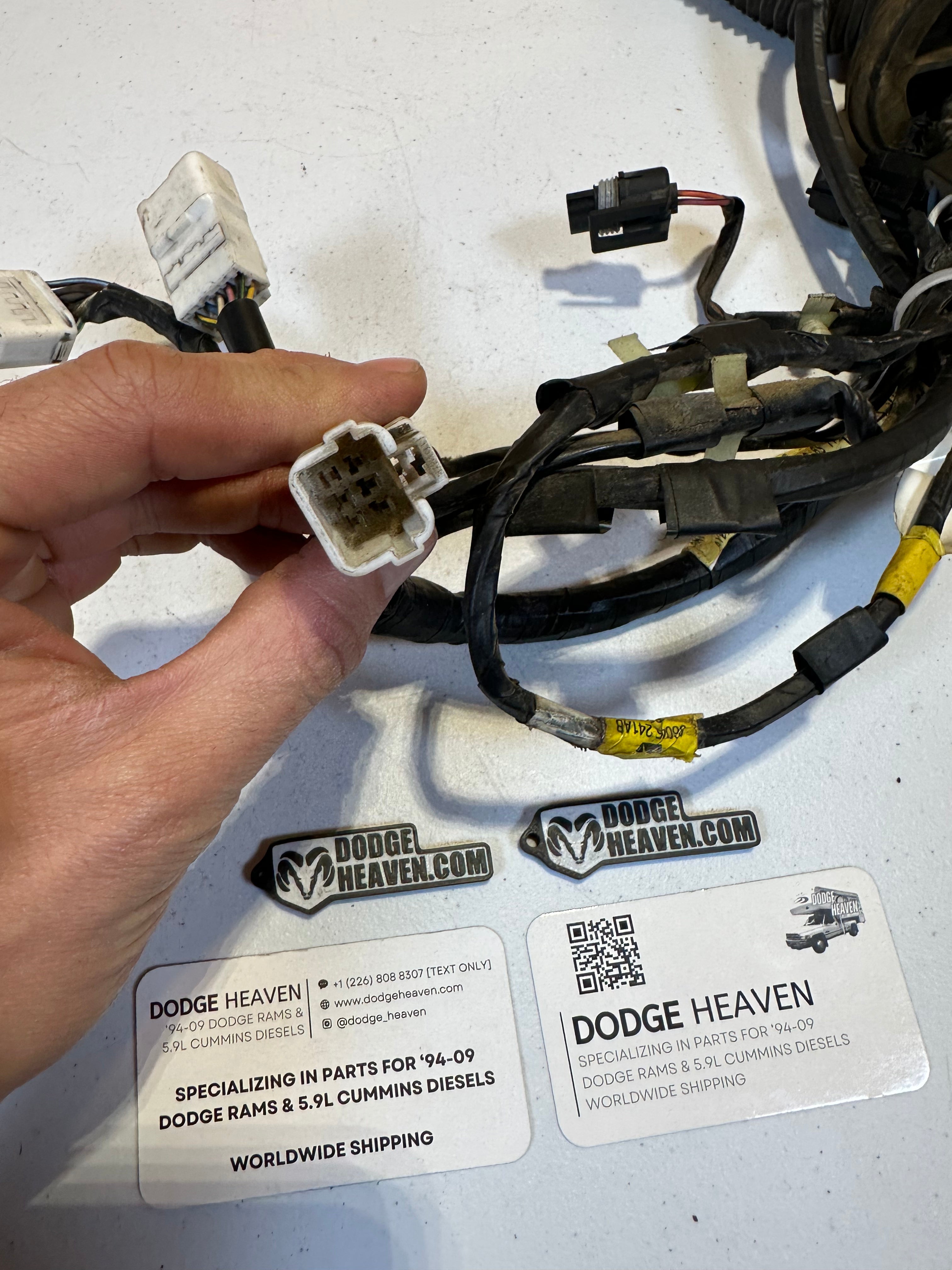 1998-2002 Ram 1500 2500 3500 Driver-Side Door Harness w/ Infinity (OEM)