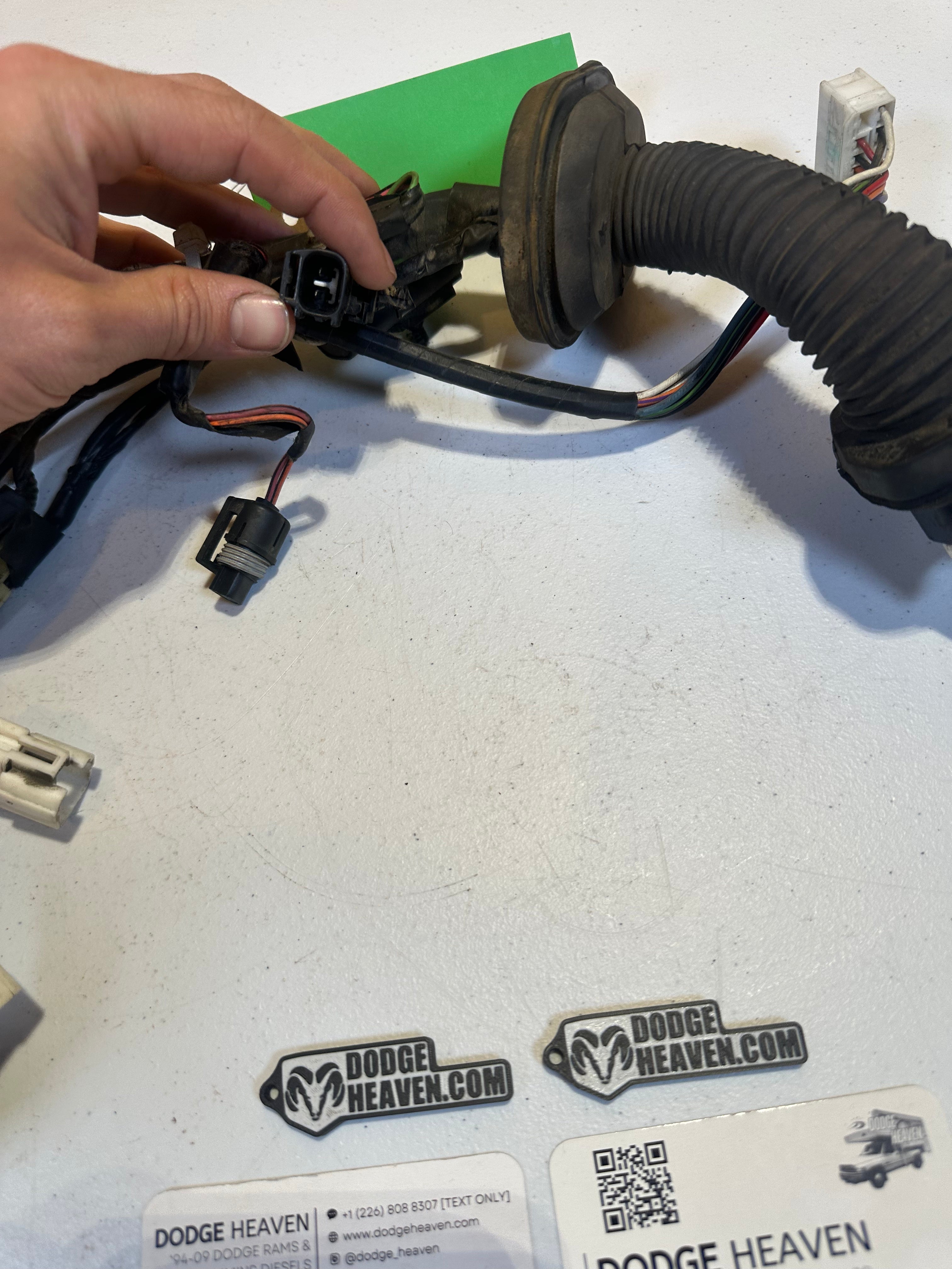 1998-2002 Ram 1500 2500 3500 Driver-Side Door Harness w/ Infinity (OEM)