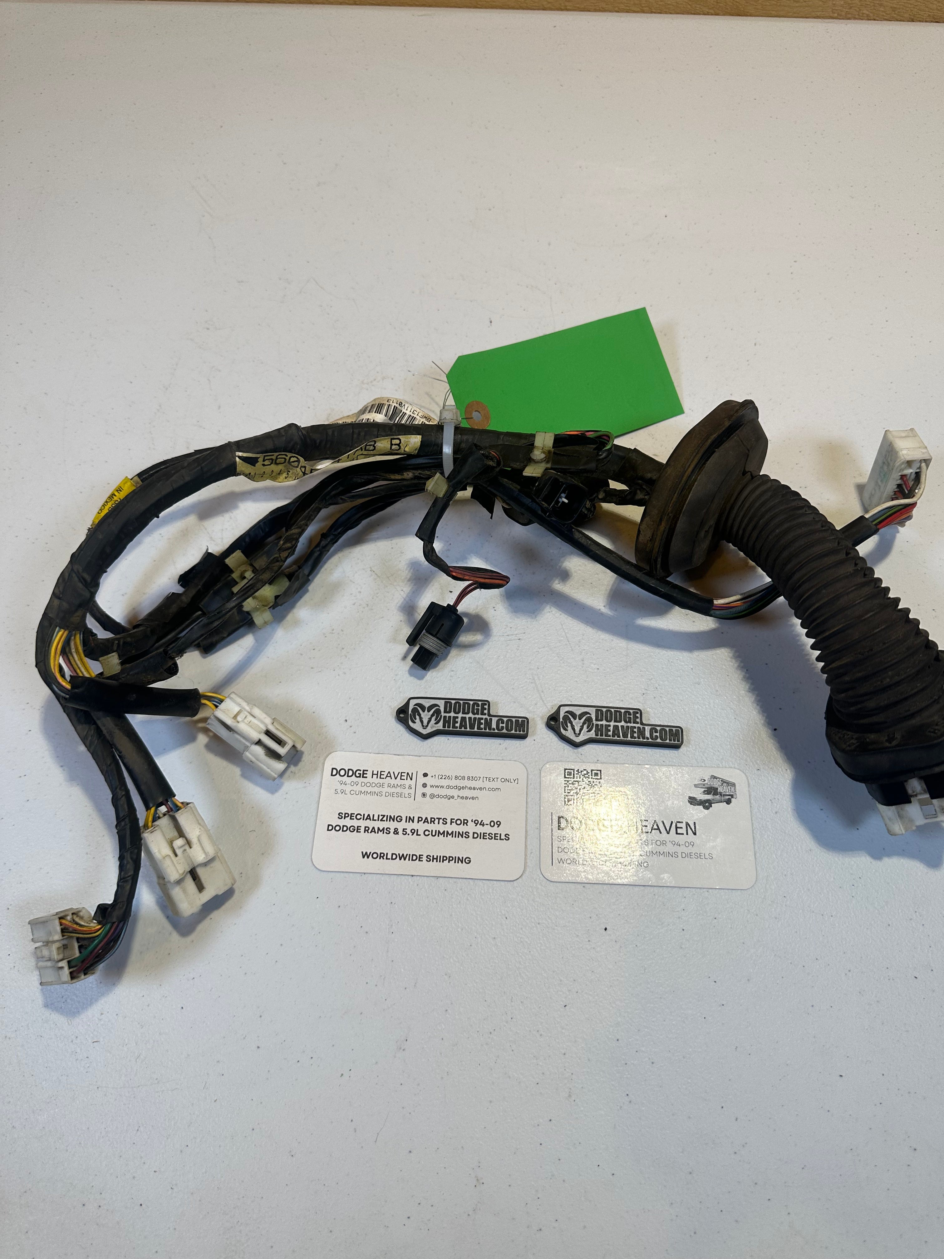 1998-2002 Ram 1500 2500 3500 Driver-Side Door Harness w/ Infinity (OEM)