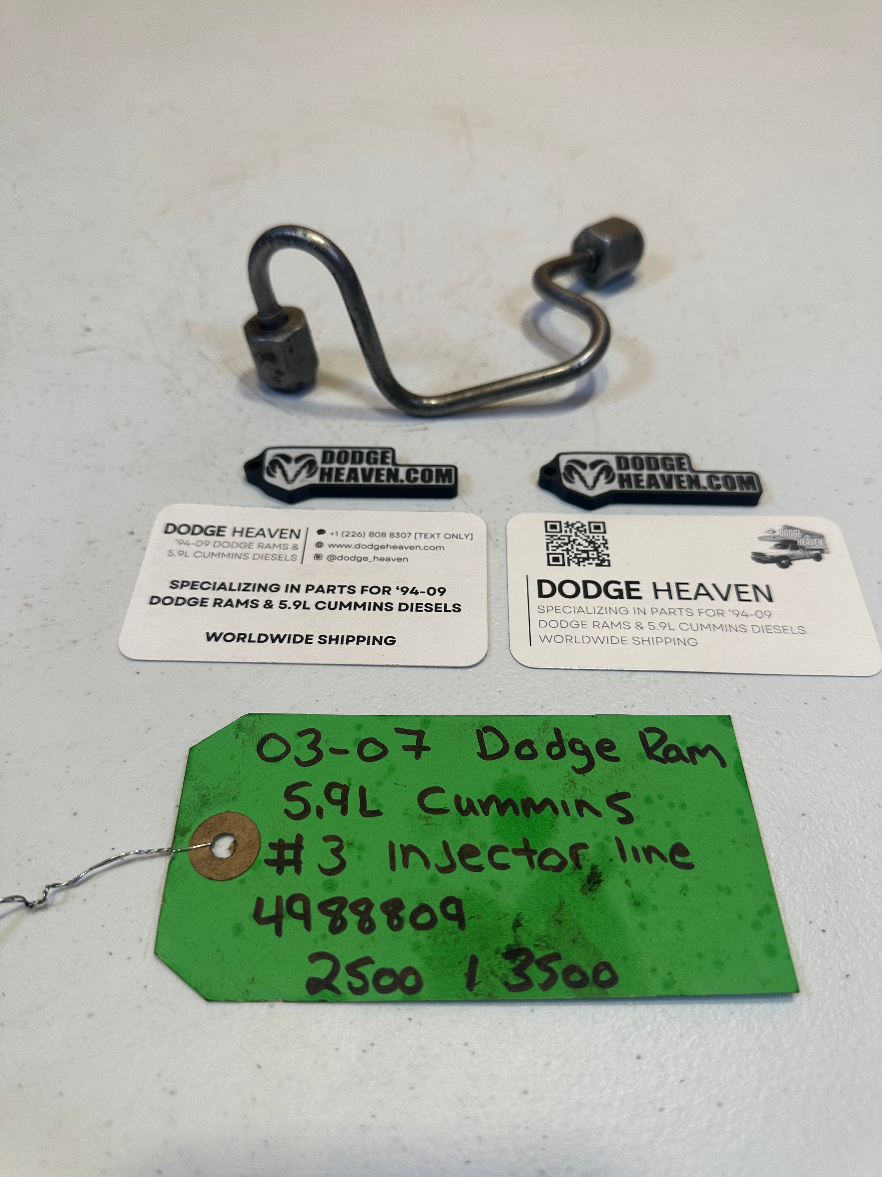 2003-2007 Dodge Ram 2500 3500 5.9L Cummins CR Injector Line #3 (OEM)