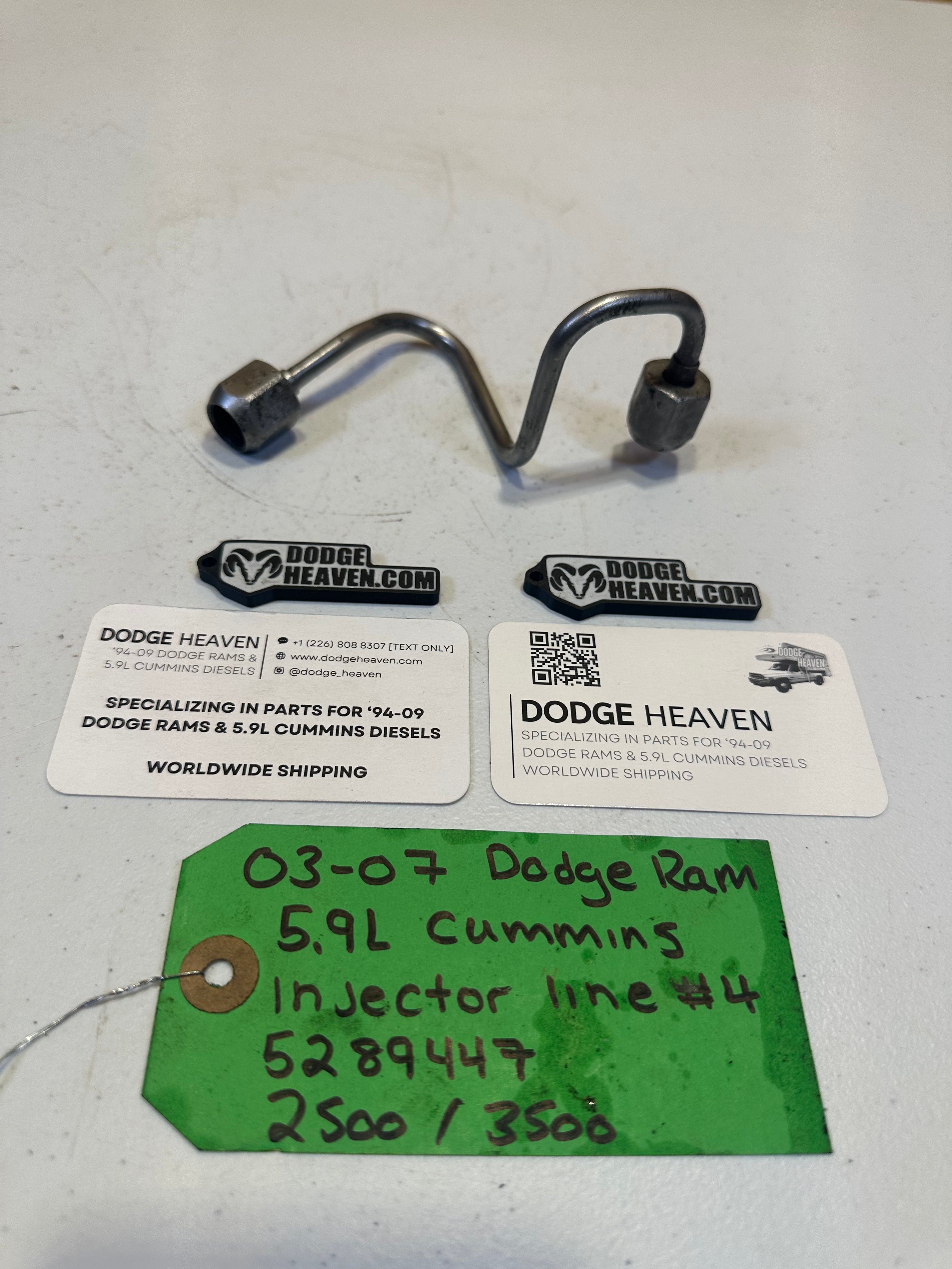 2003-2007 Dodge Ram 2500 3500 5.9L Cummins CR Injector Line #4 (OEM)