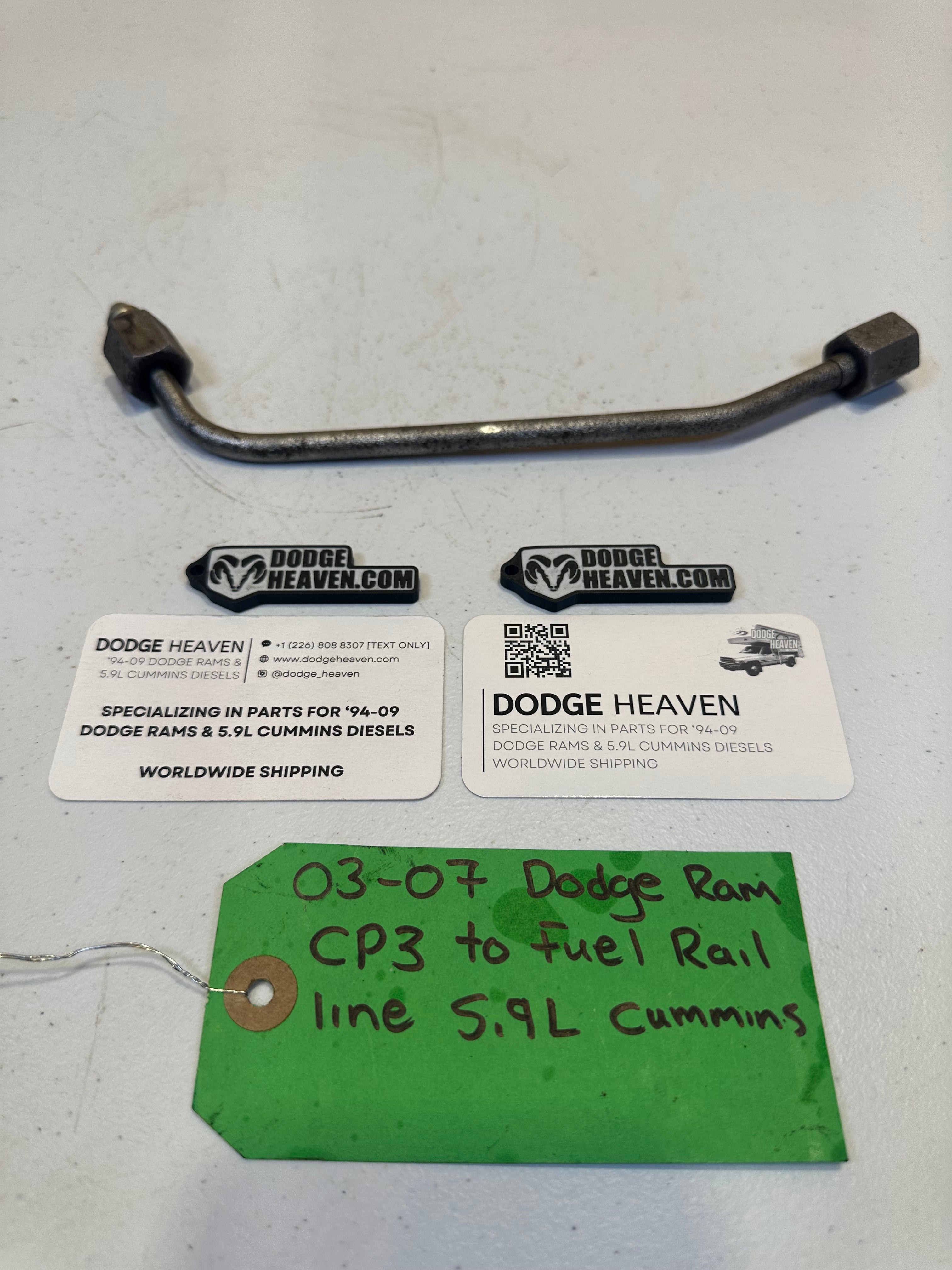 2003-2007 Dodge Ram 2500 3500 5.9L Cummins Fuel Supply Line CP3 (OEM)