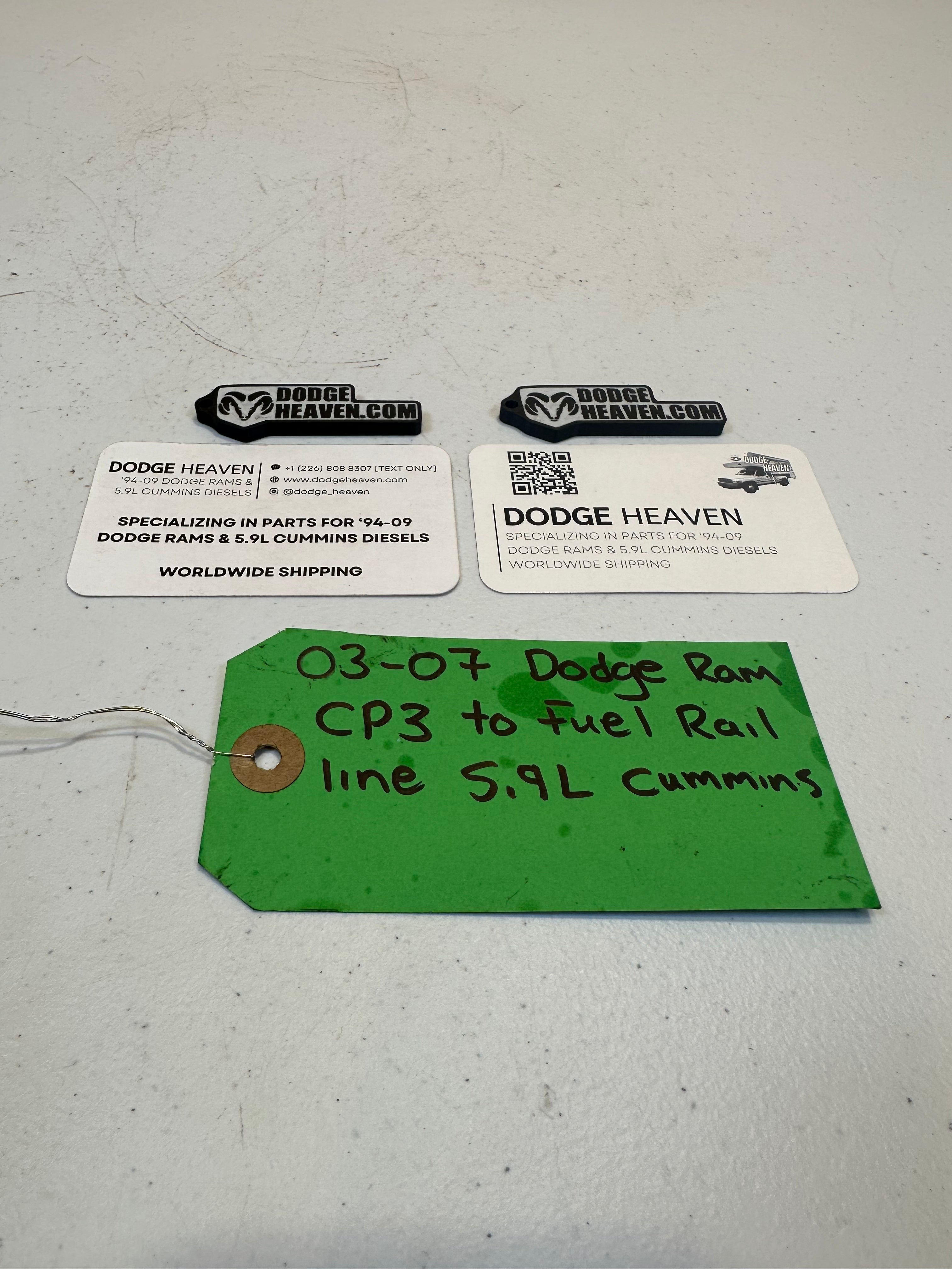 2003-2007 Dodge Ram 2500 3500 5.9L Cummins Fuel Supply Line CP3 (OEM)