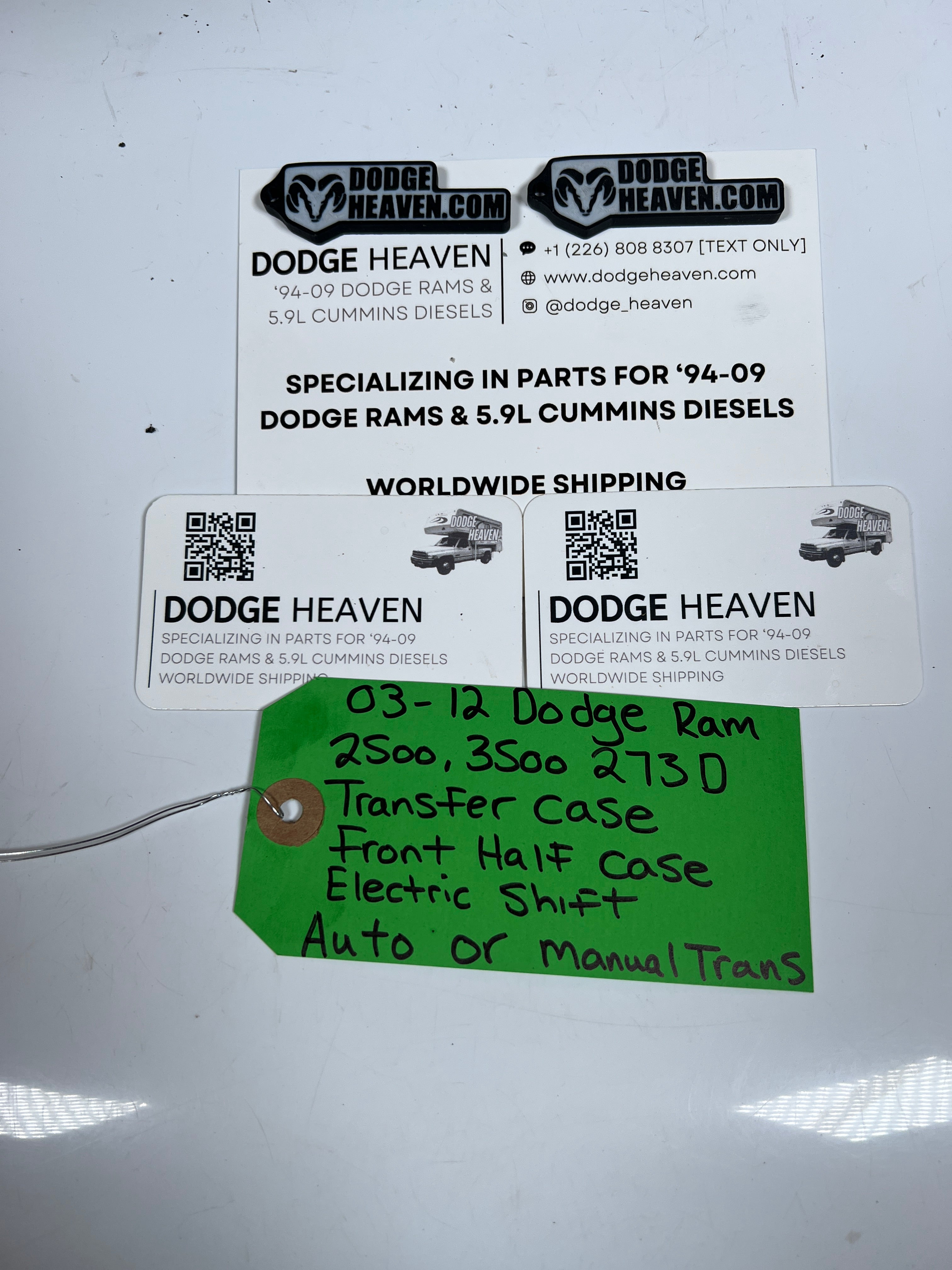 2003-2012 Dodge Ram 273D Transfer Case Front Half Case Electric Shift (OEM)