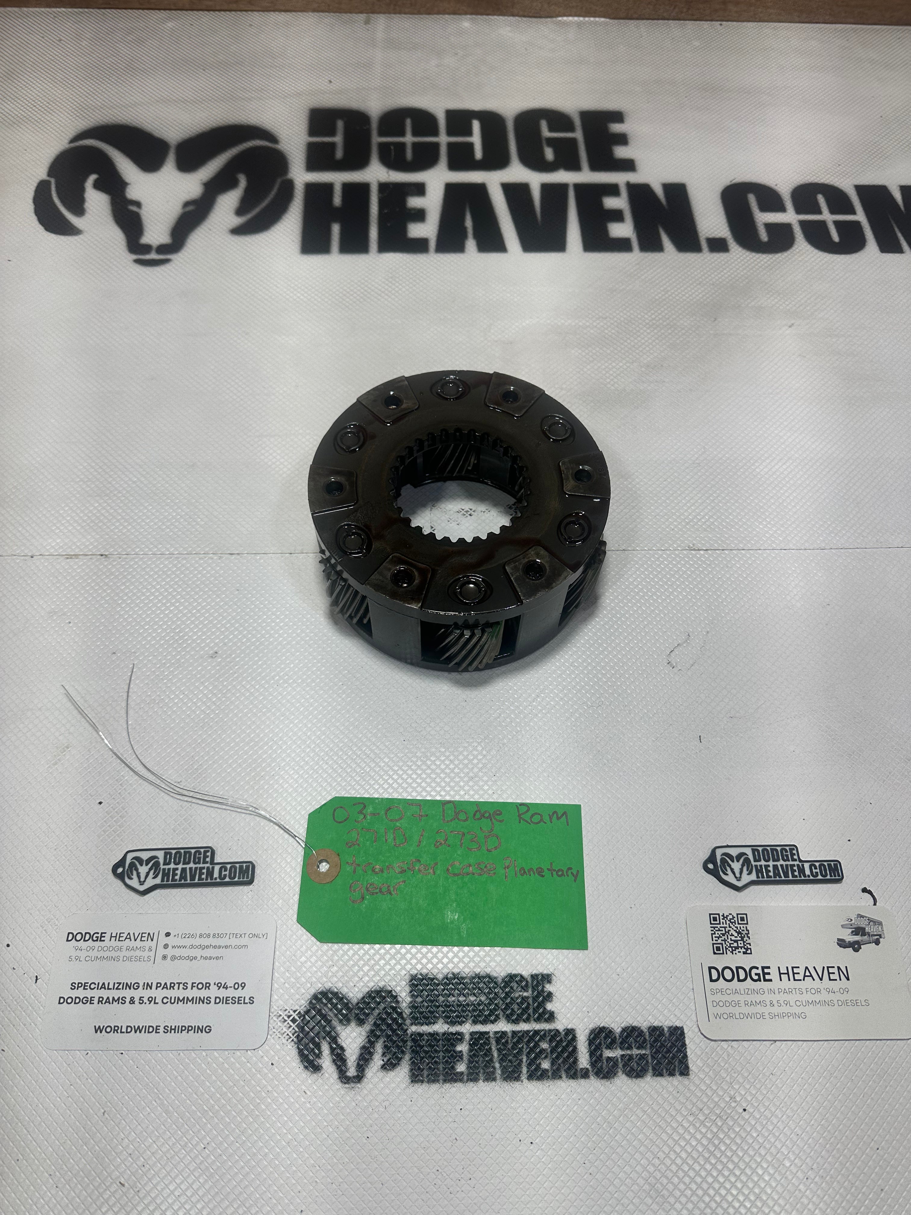 2003-2012 Dodge Ram Cummins 271D / 273D Transfer Case Planetary Gear (OEM)
