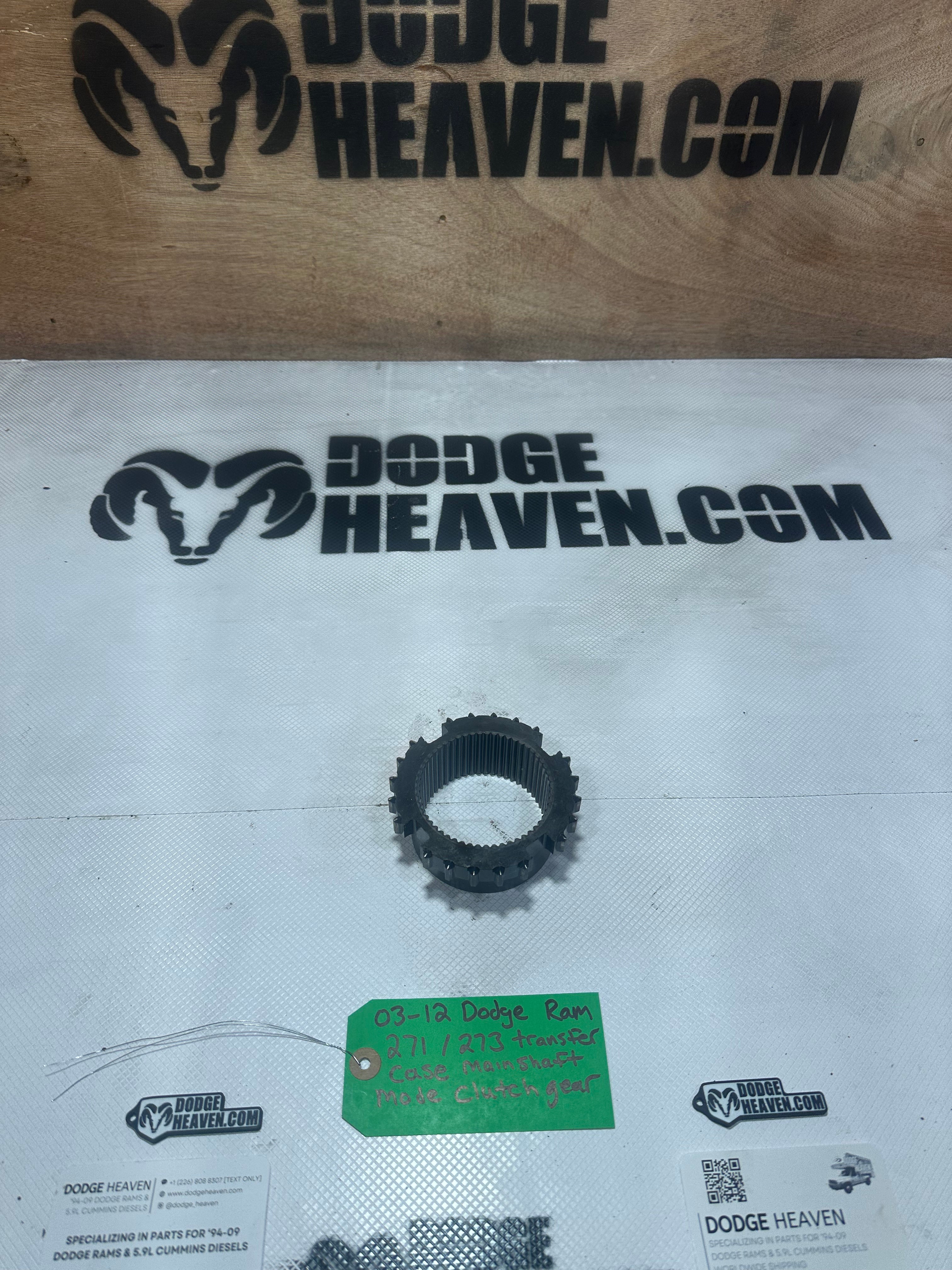 2003-2012 Dodge Ram 271D / 273D Transfer Case Mode Clutch Gear (OEM)
