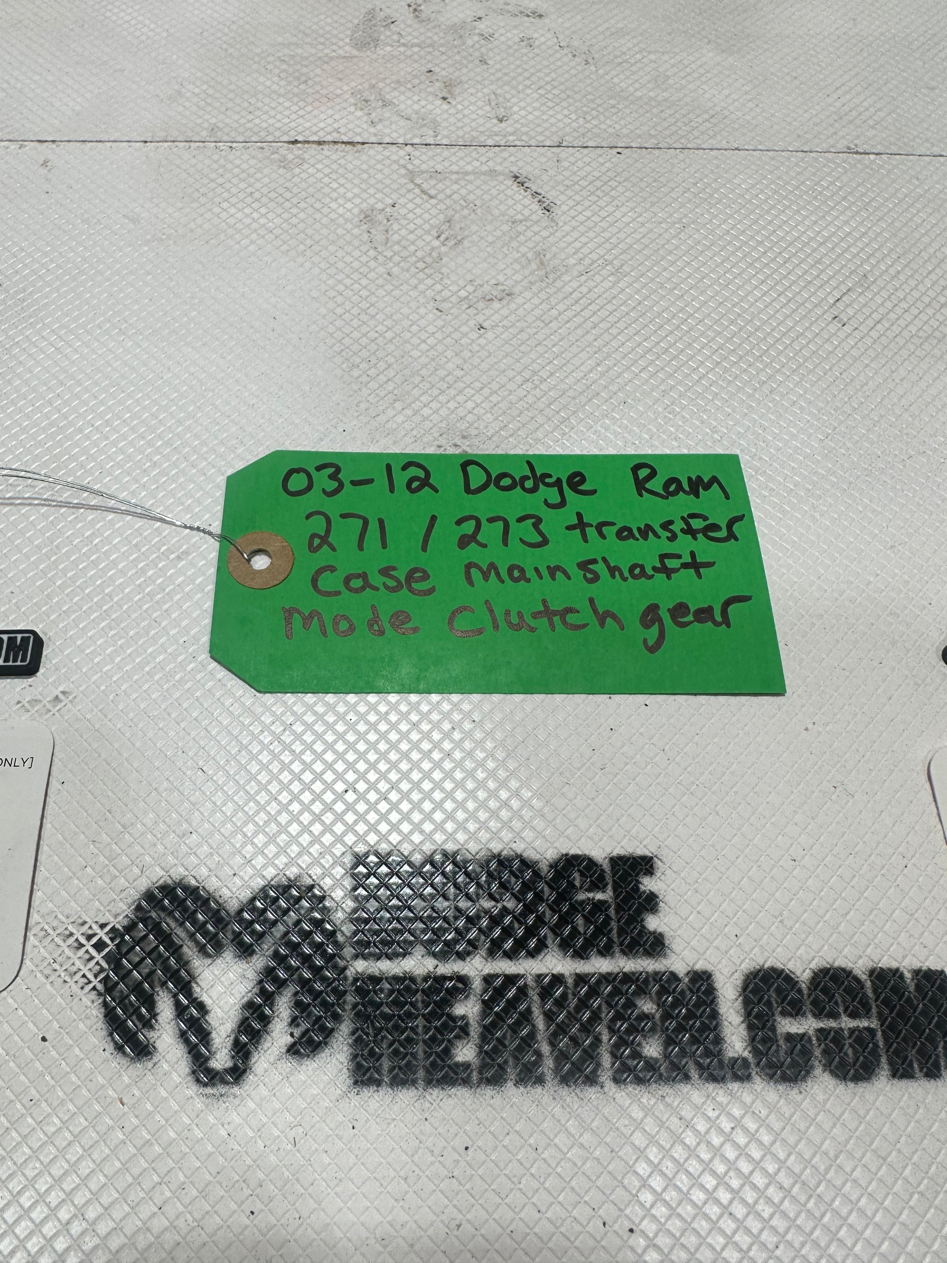 2003-2012 Dodge Ram 271D / 273D Transfer Case Mode Clutch Gear (OEM)