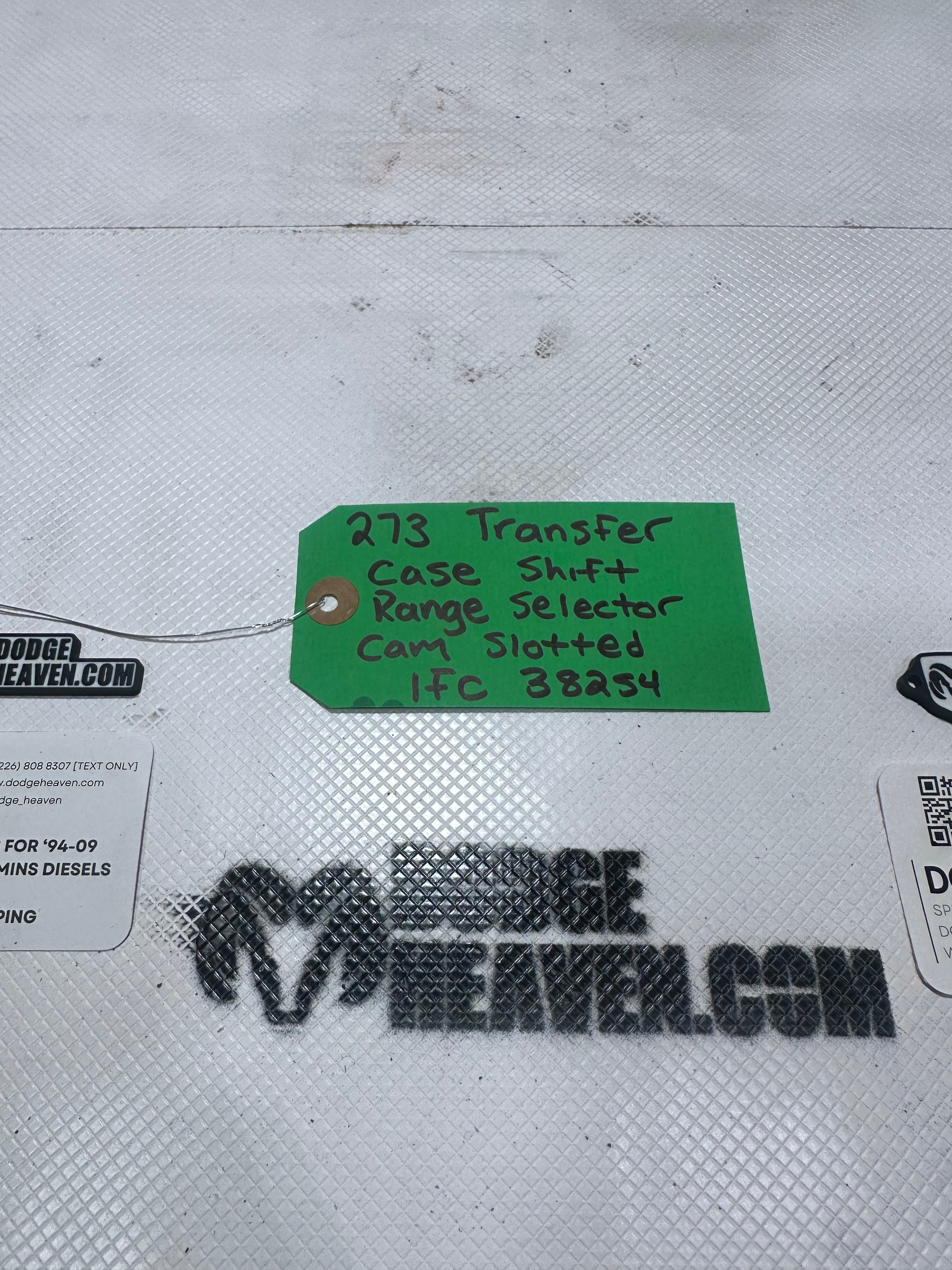 2003-2012 Dodge 273D Transfer Case Shift Range Selector Cam Slotted (OEM)