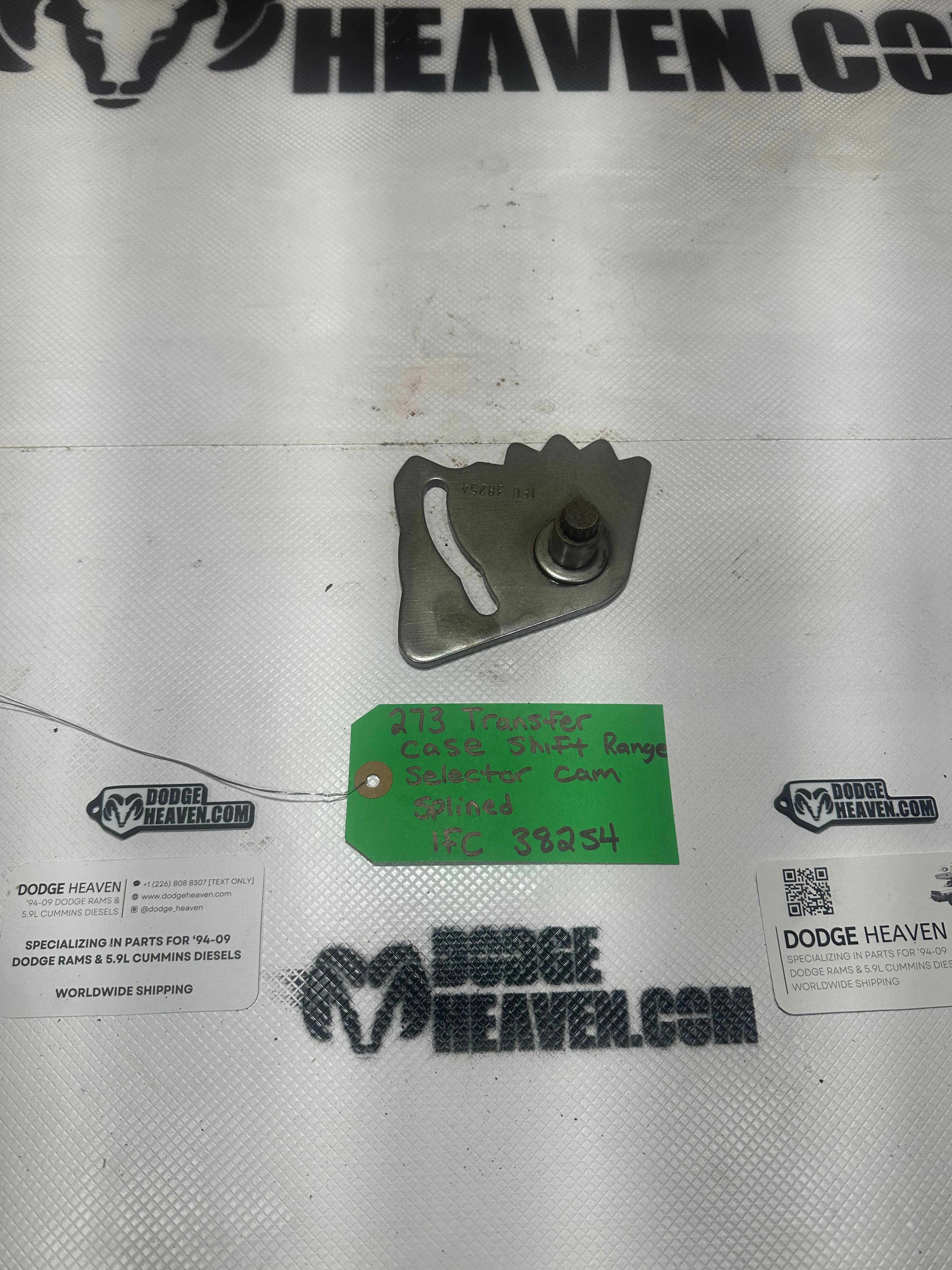 2003-2012 Dodge 273D Transfer Case Shift Range Selector Cam Splined (OEM)