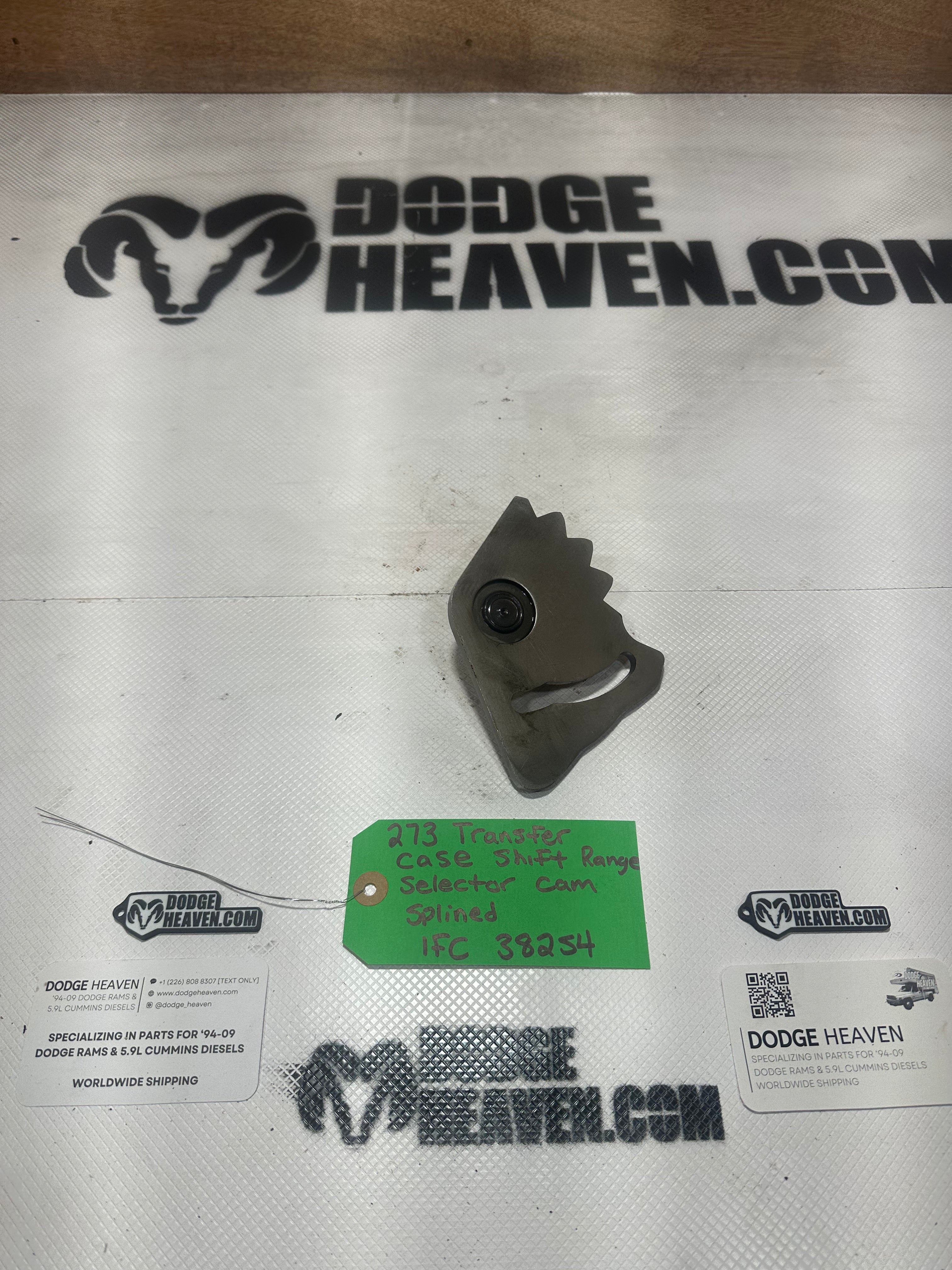2003-2012 Dodge 273D Transfer Case Shift Range Selector Cam Splined (OEM)