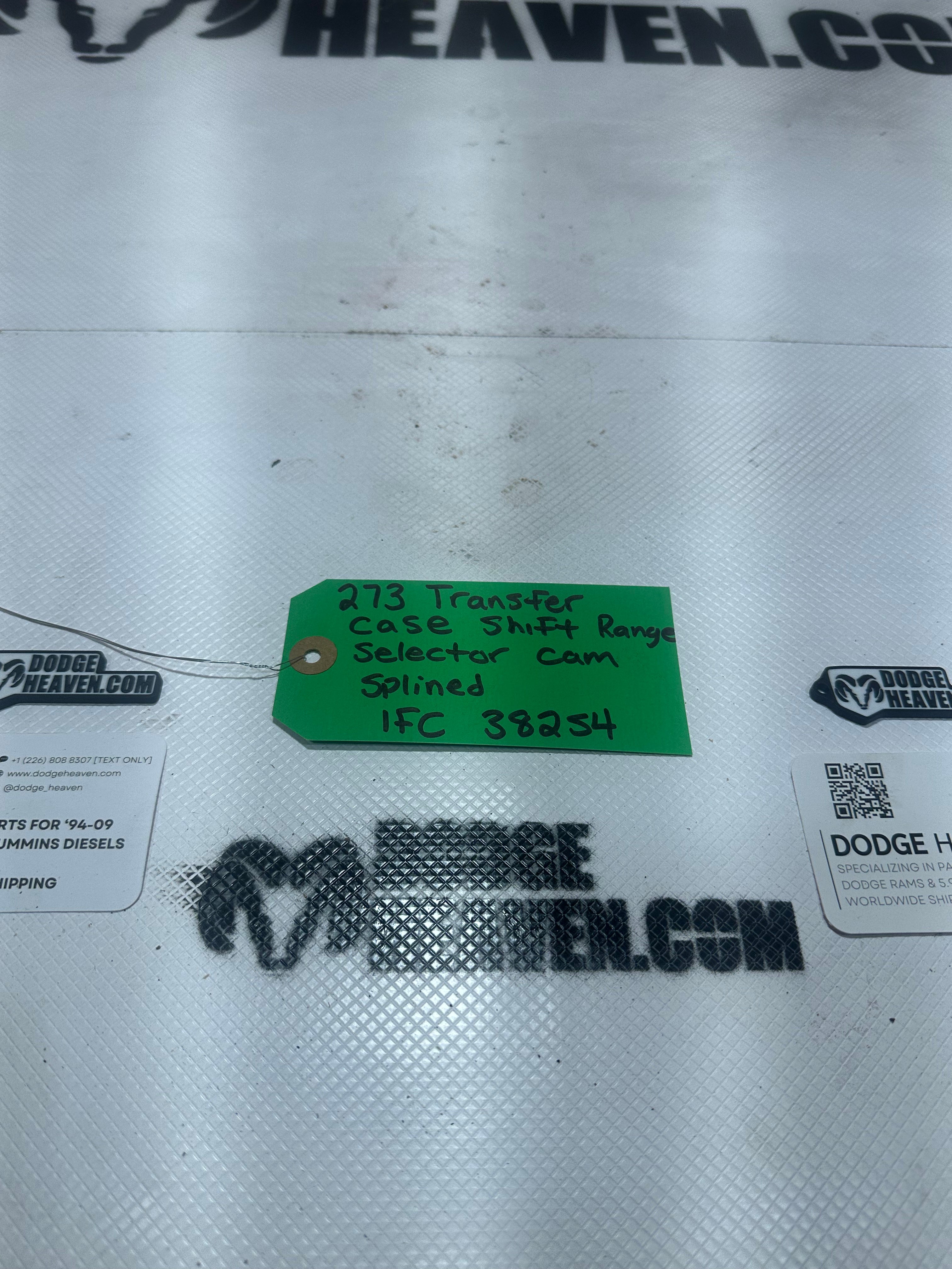 2003-2012 Dodge 273D Transfer Case Shift Range Selector Cam Splined (OEM)