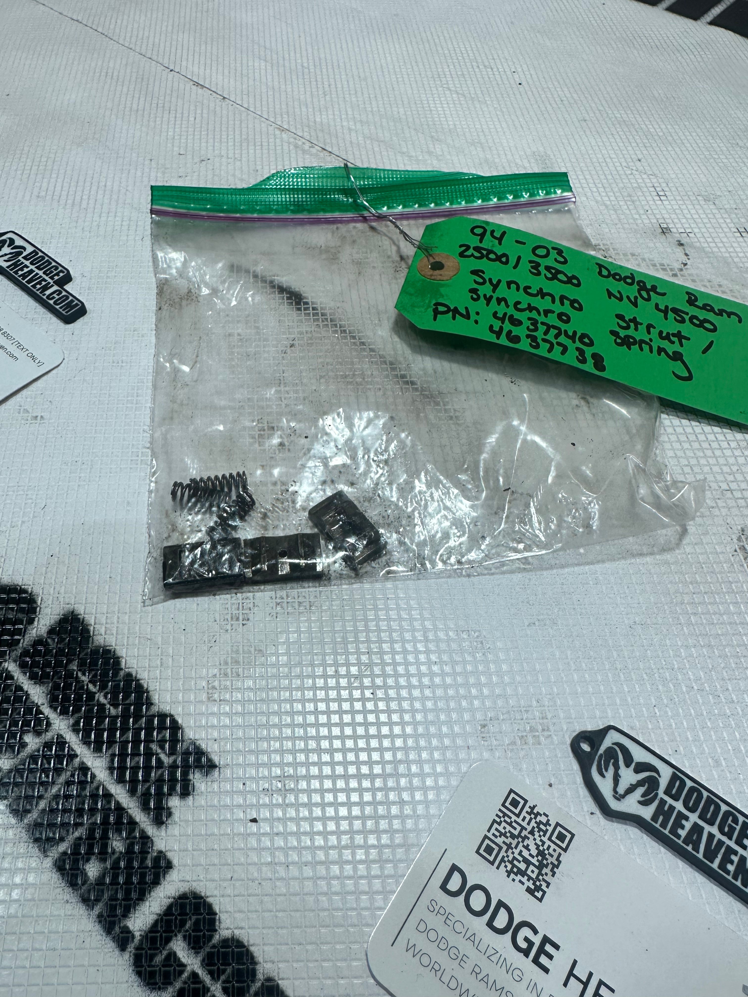 1994-2002 Dodge NV4500 3rd / 4th or 5th / Reverse Synchronizer Spring Key Kit (OEM)