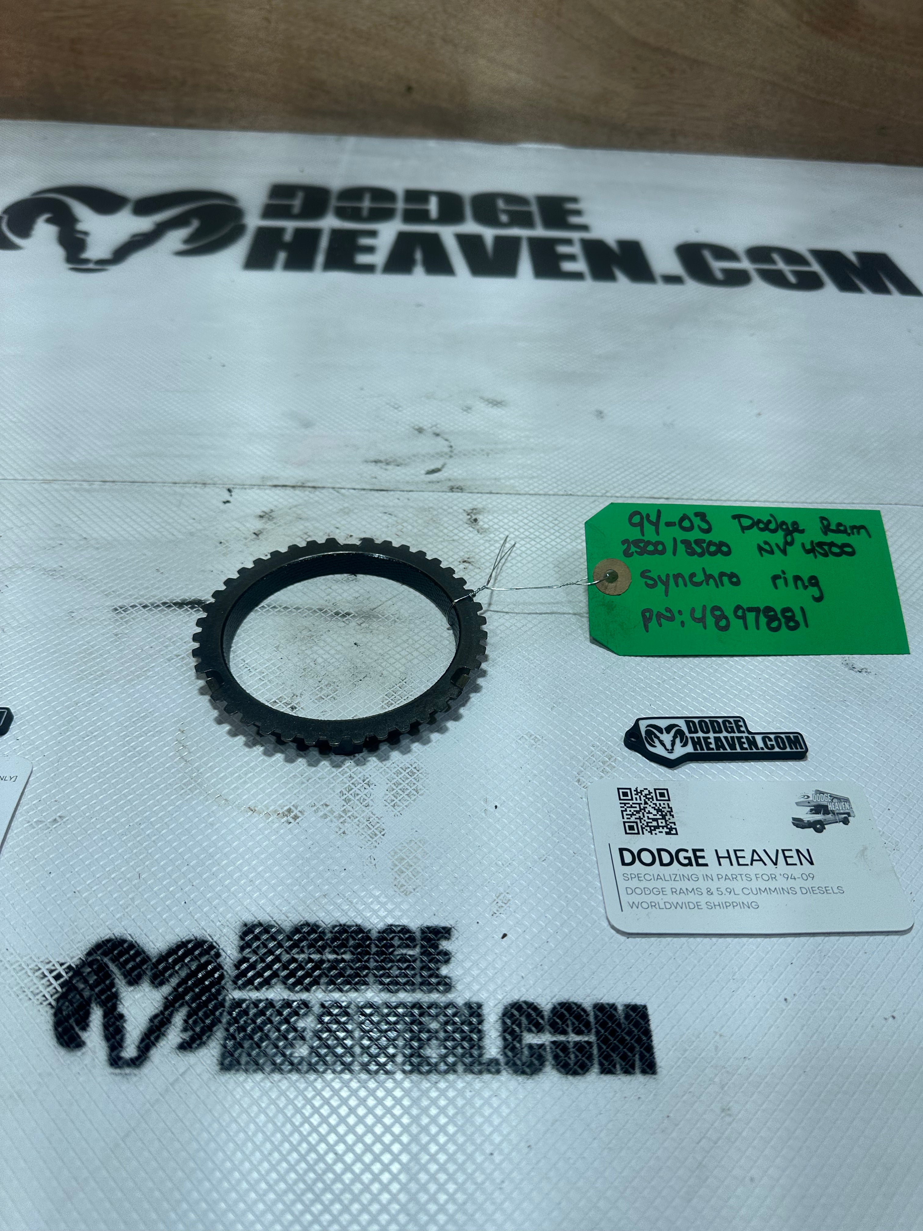 1994-2002 Dodge NV4500 5th / Reverse Synchronizer Ring (OEM)