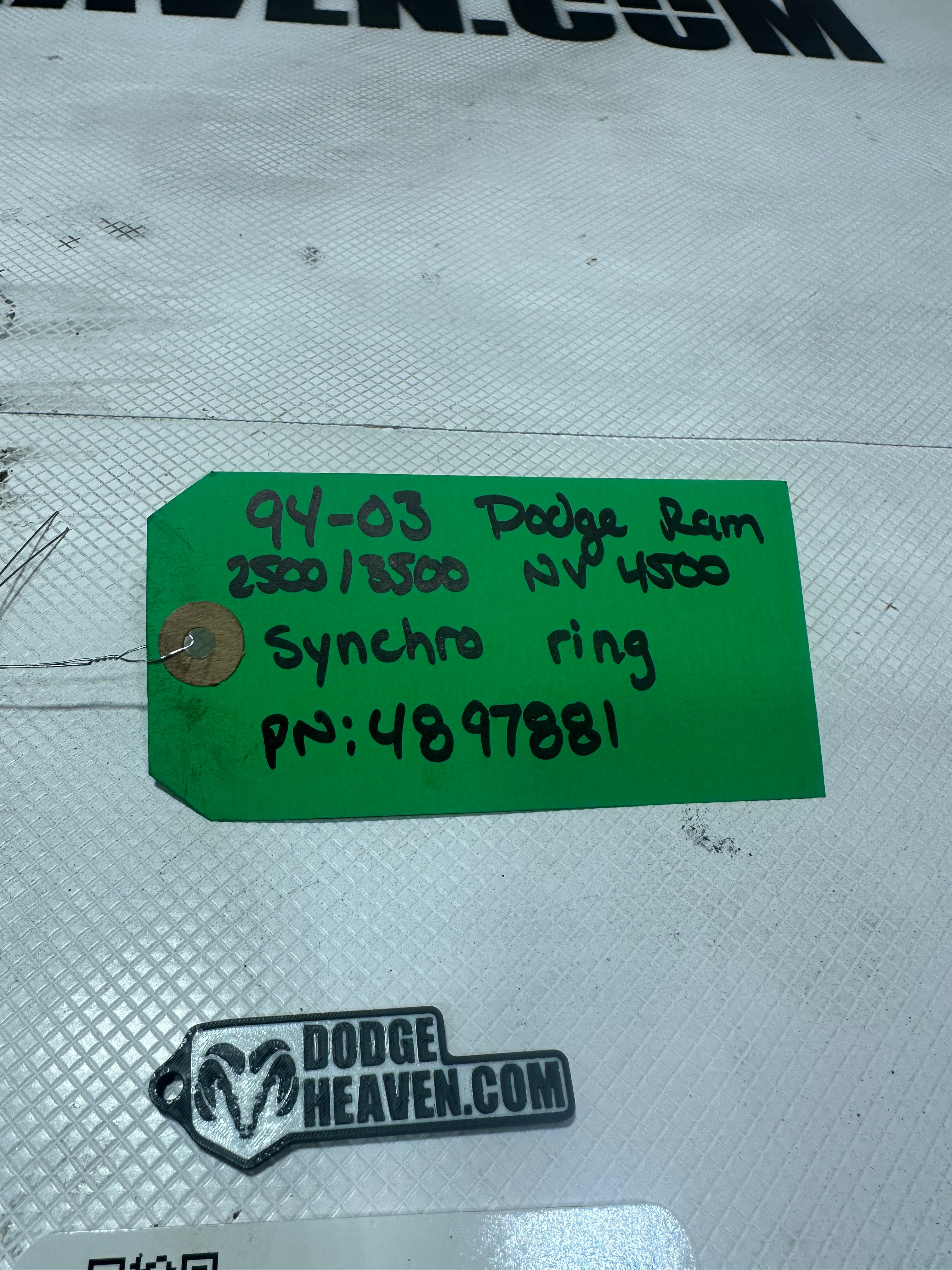 1994-2002 Dodge NV4500 5th / Reverse Synchronizer Ring (OEM)