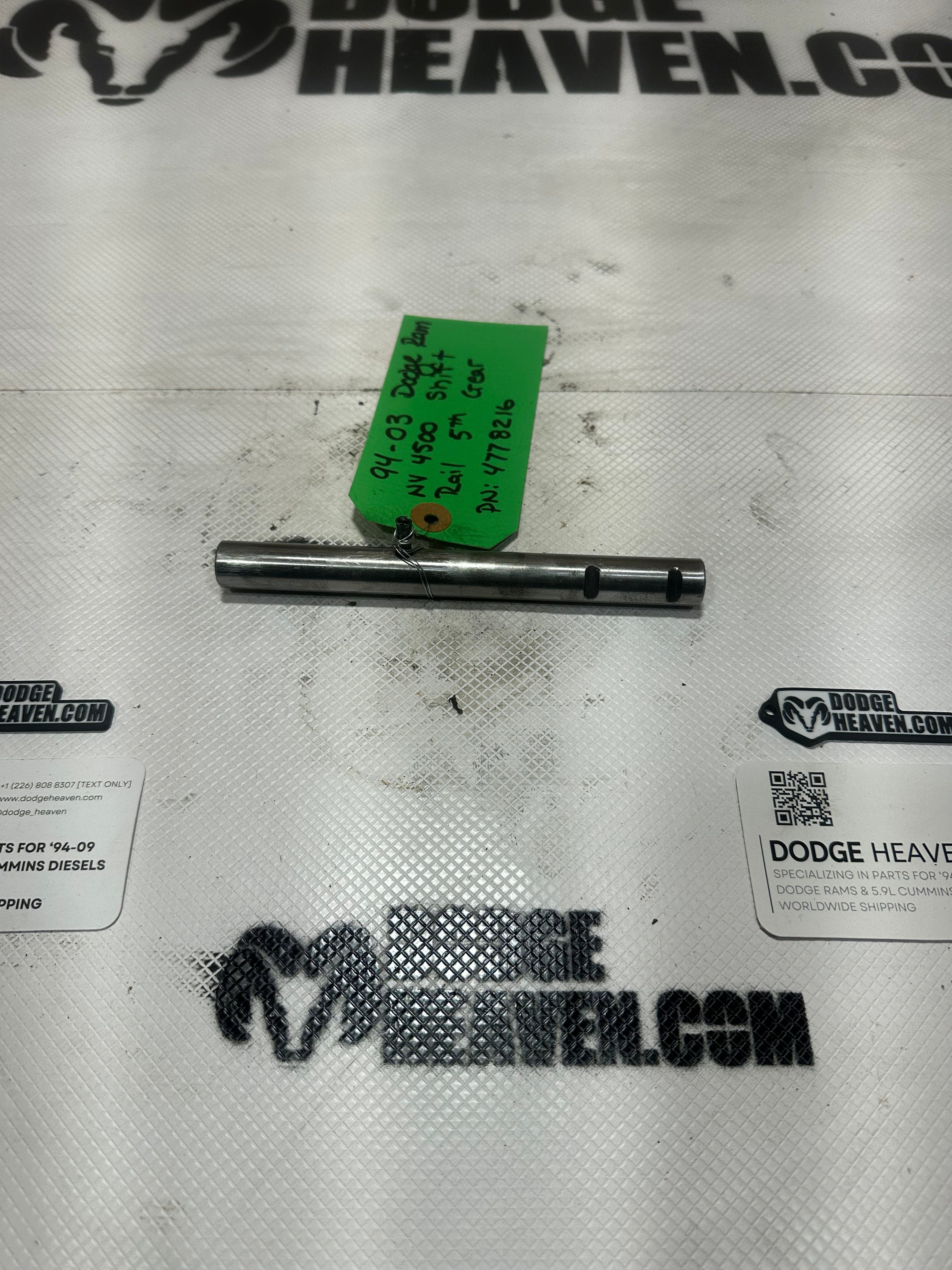 1994-2002 Dodge NV4500 Transmission 5th Gear Shift Fork Rail (OEM)