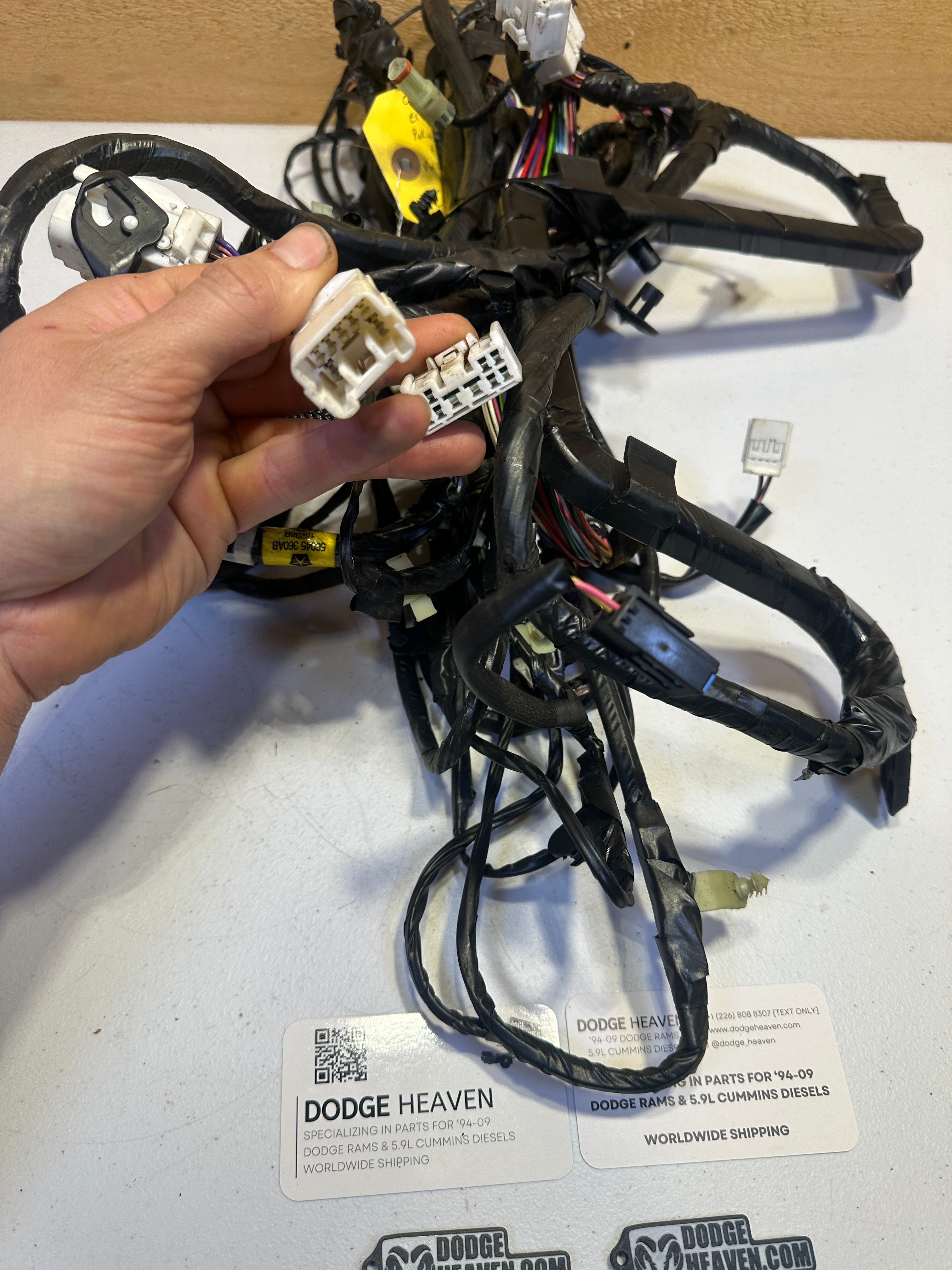 2000-2002 Dodge Ram Interior Cab Harness Ext Cab Heated Seats (OEM)