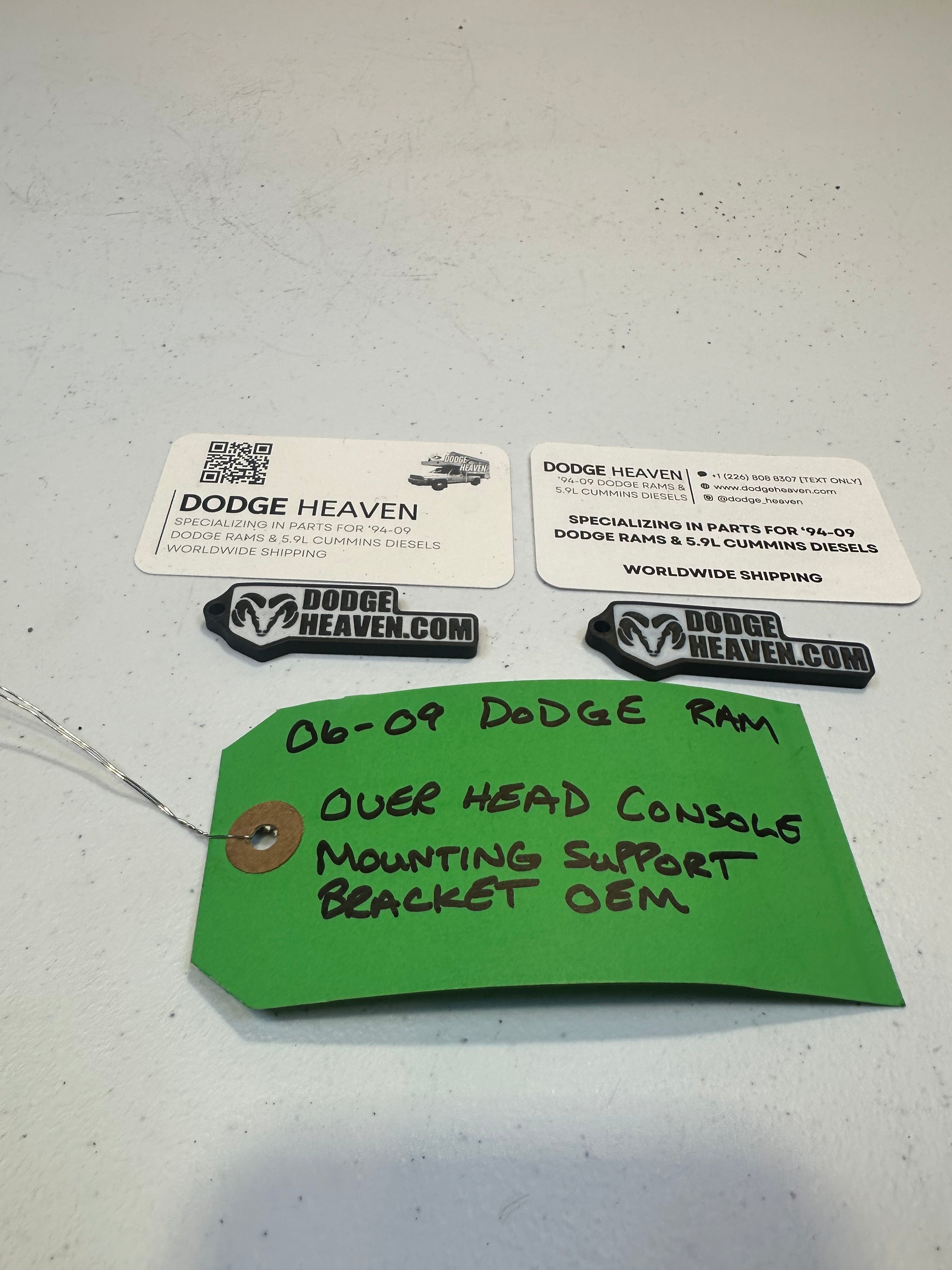 2006-2009 Dodge Ram 1500 2500 3500 Overhead Console Mounting Support Bracket (OEM)