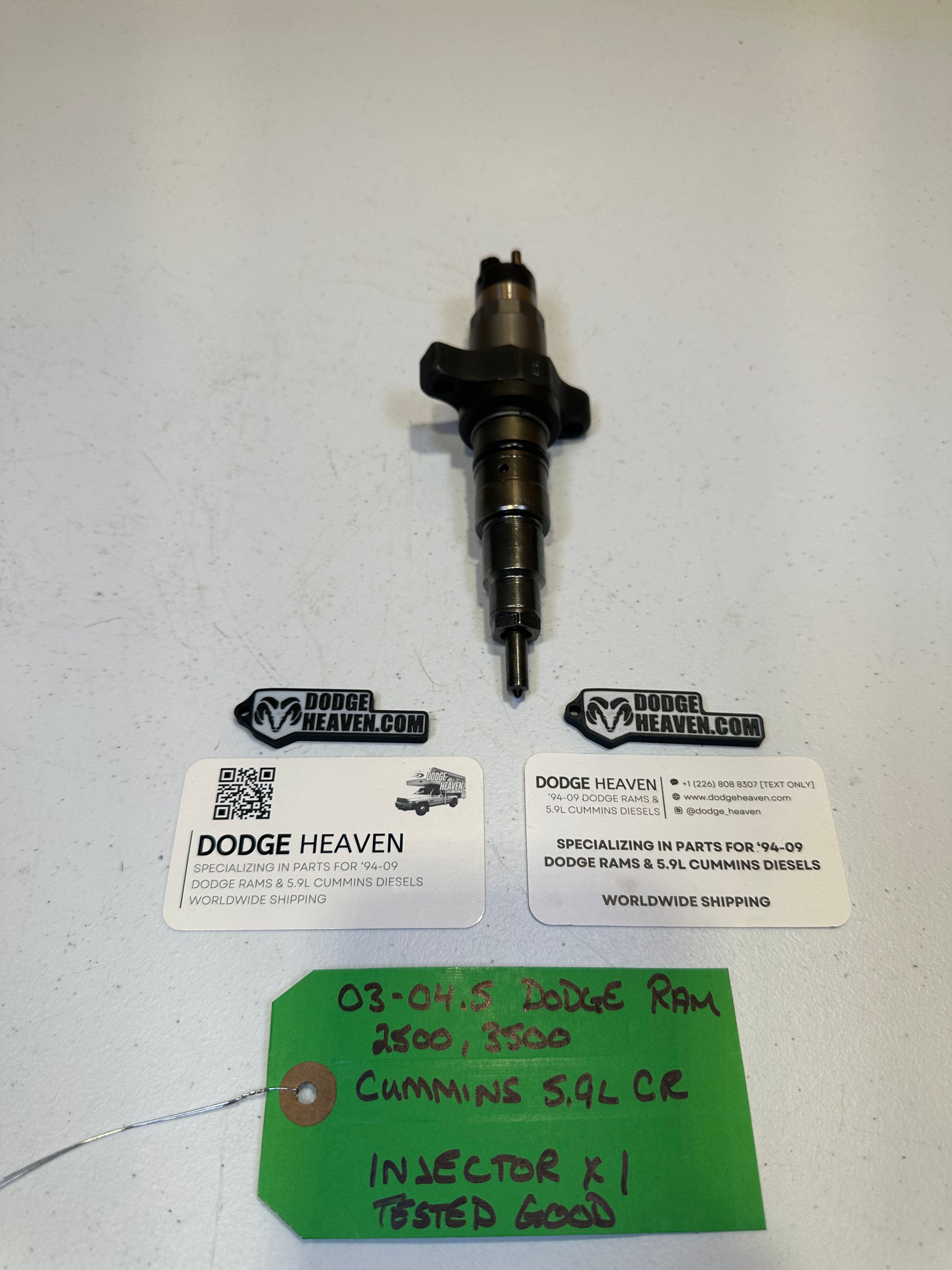 2003-2004.5 Dodge Ram 2500 3500 5.9L Cummins CR Bosch Injector (OEM)
