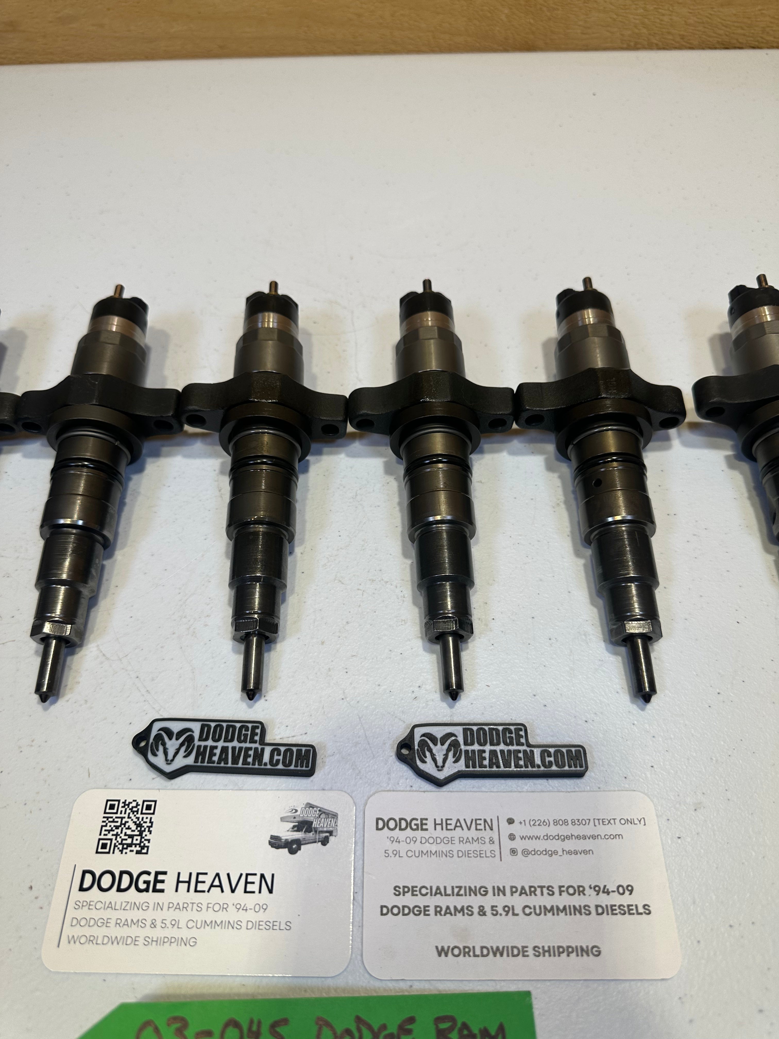 2003-2004.5 Dodge Ram 2500 3500 5.9L Cummins CR Bosch Injectors (OEM)