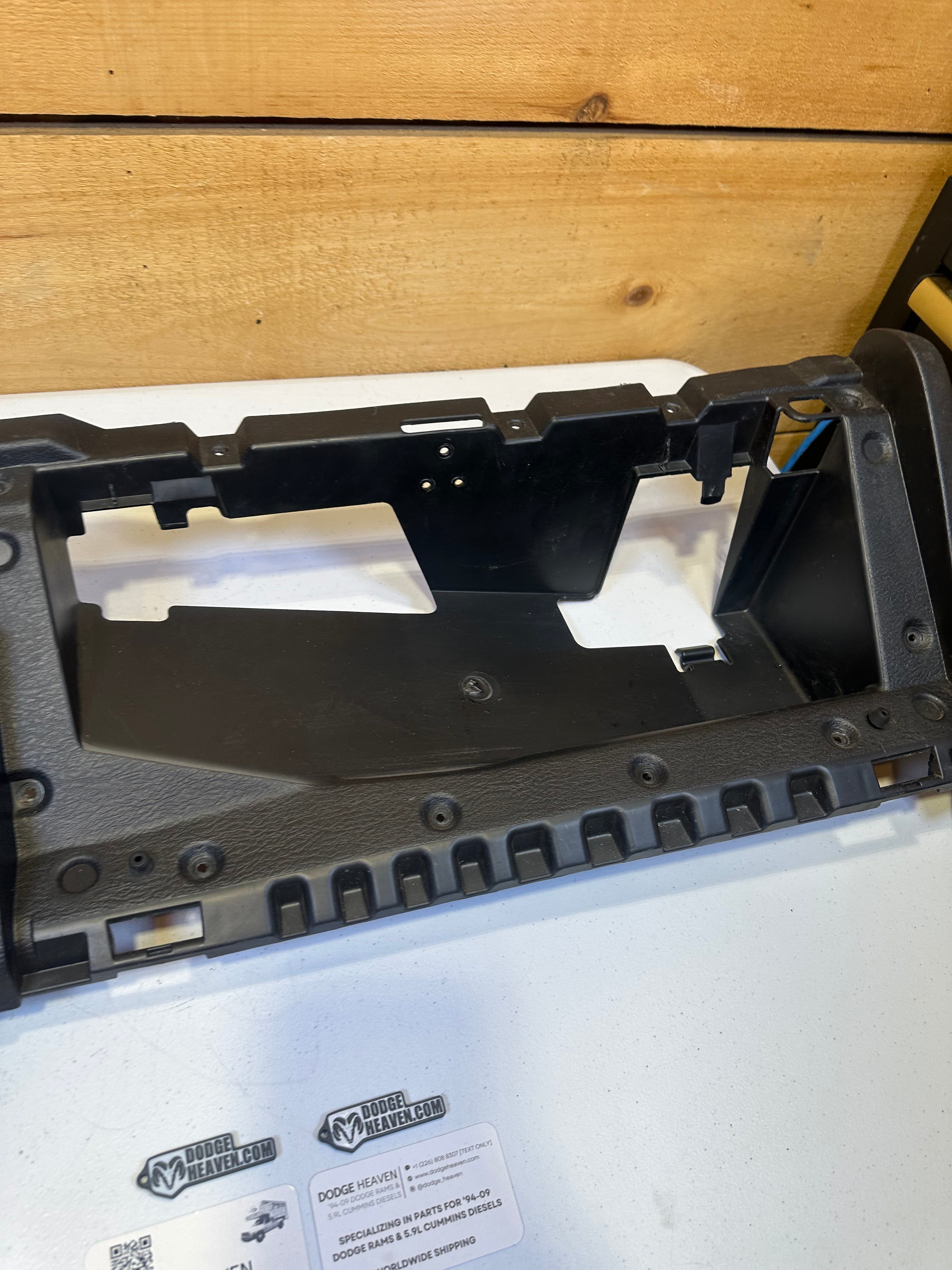 2002-2005 Dodge Ram 1500 2500 3500 Lower Dashboard Glove Box Housing Grey (OEM)