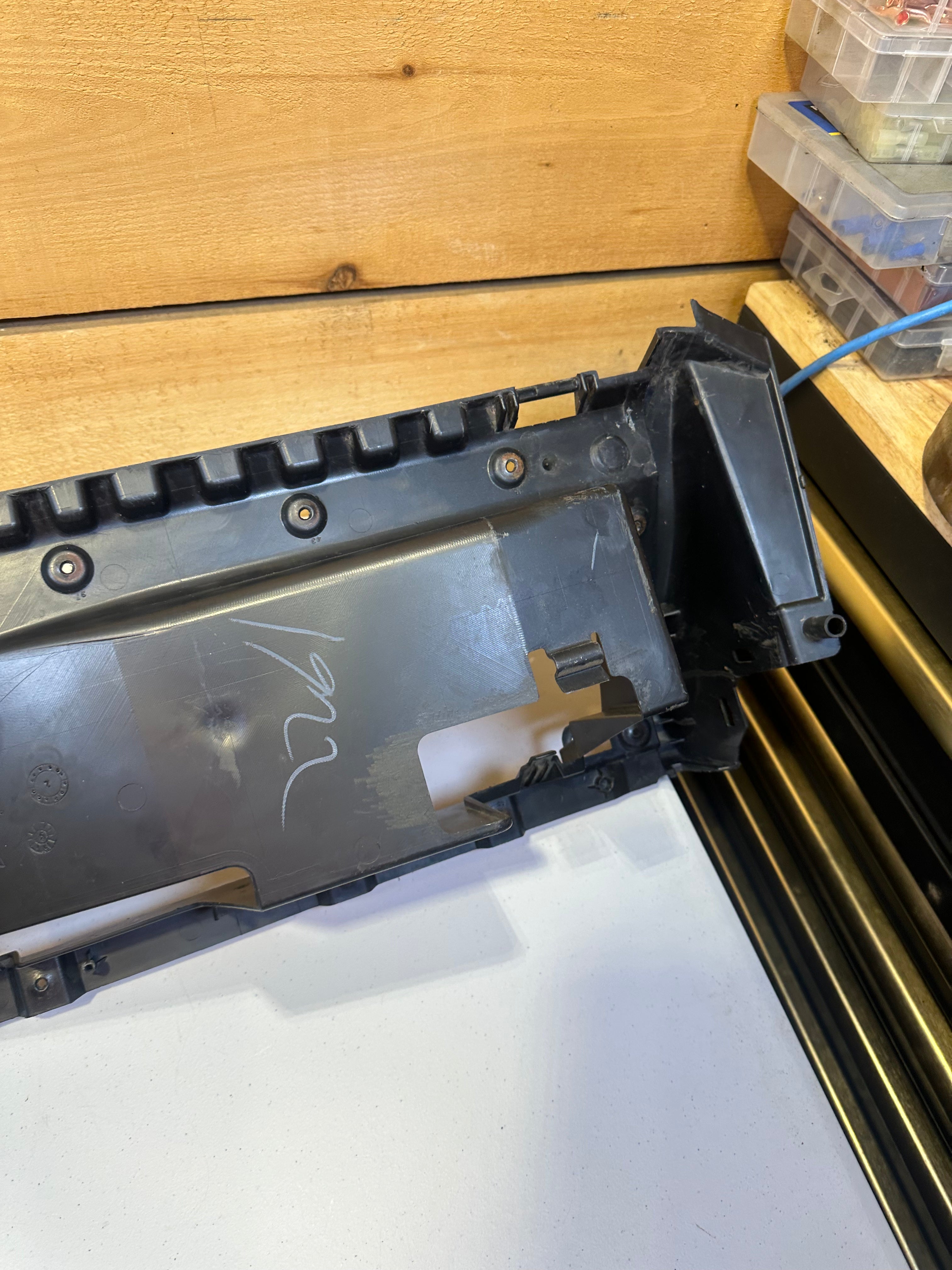 2002-2005 Dodge Ram 1500 2500 3500 Lower Dashboard Glove Box Housing Grey (OEM)