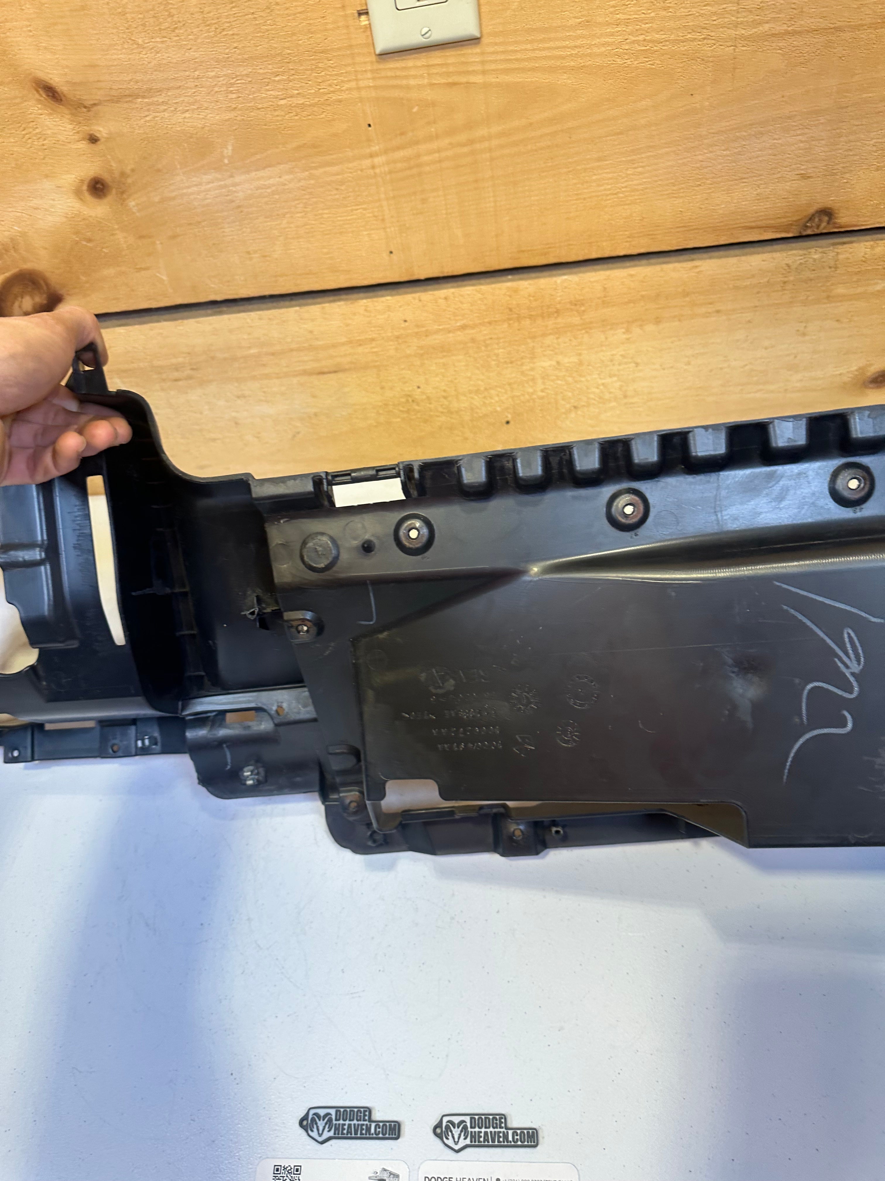 2002-2005 Dodge Ram 1500 2500 3500 Lower Dashboard Glove Box Housing Grey (OEM)