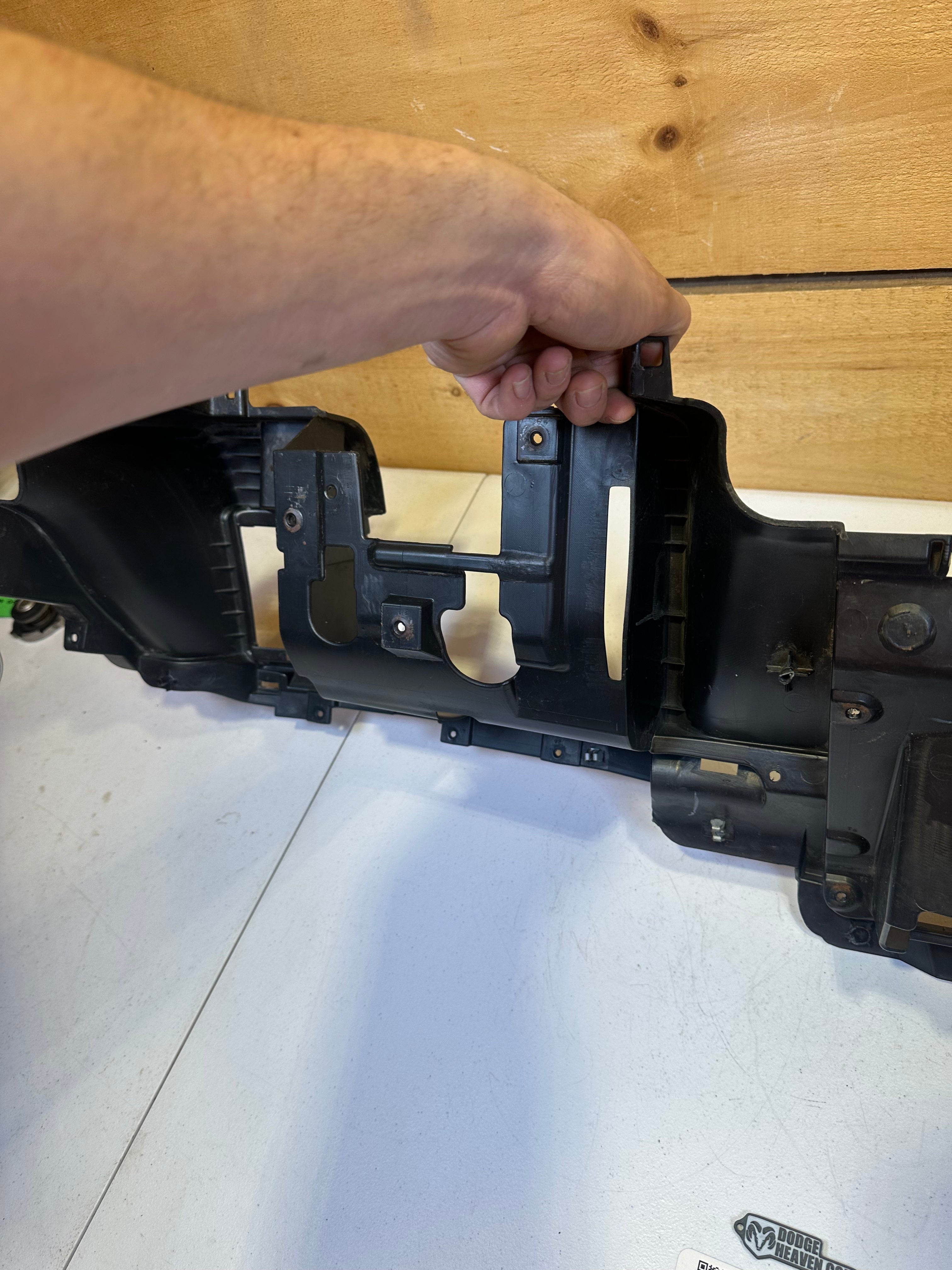 2002-2005 Dodge Ram 1500 2500 3500 Lower Dashboard Glove Box Housing Grey (OEM)