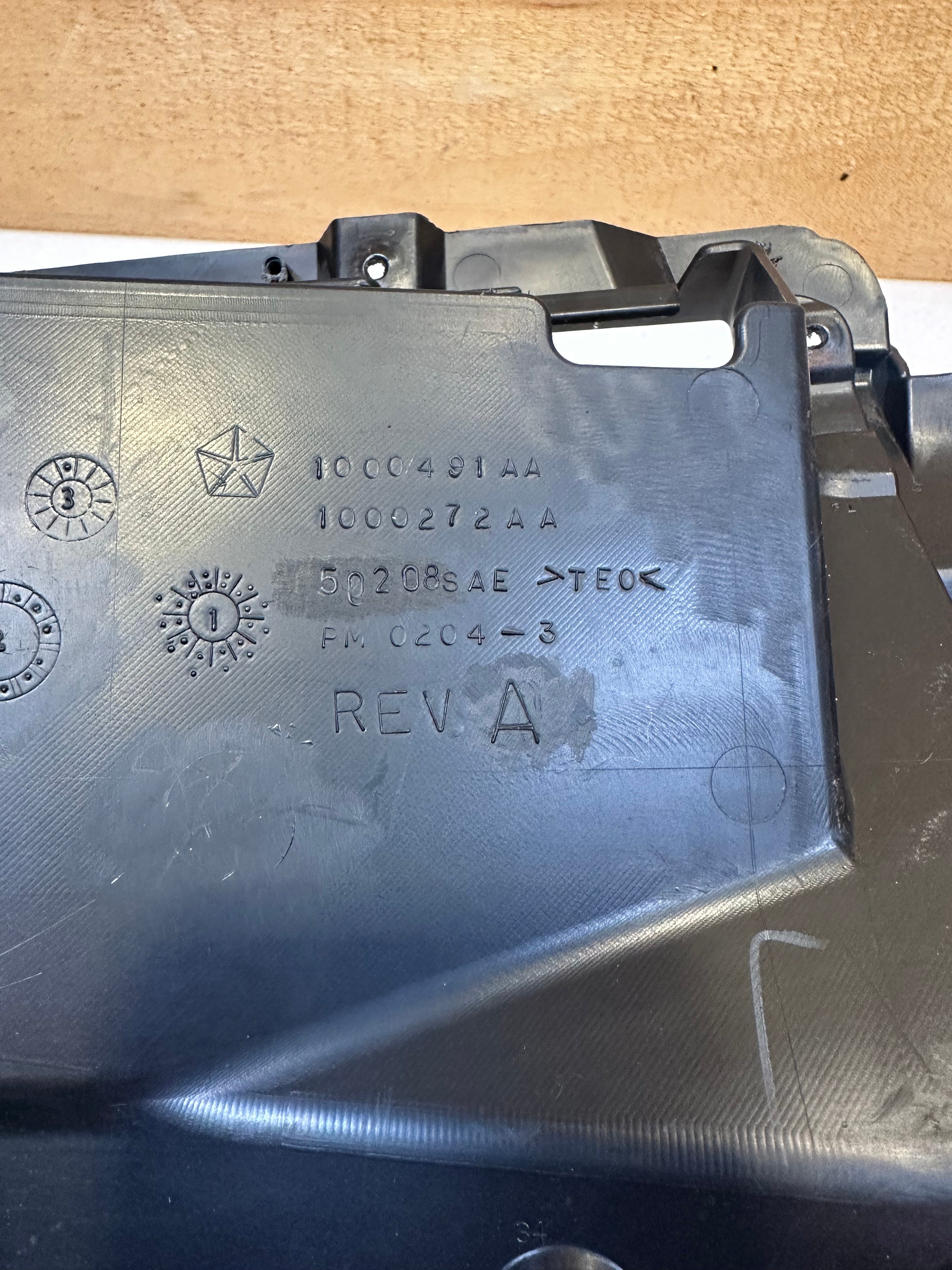 2002-2005 Dodge Ram 1500 2500 3500 Lower Dashboard Glove Box Housing Grey (OEM)