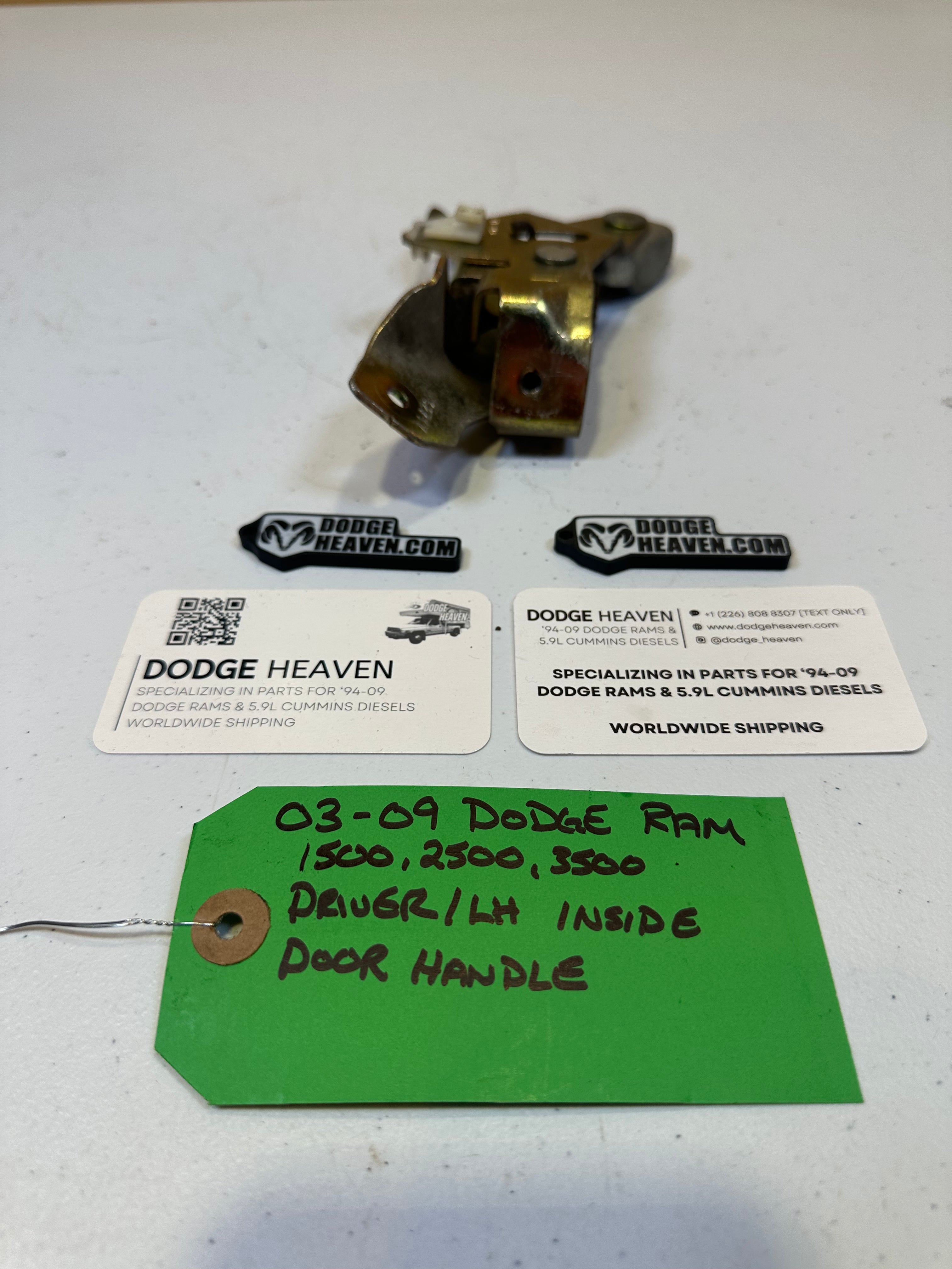 2003-2009 Dodge Ram 1500 2500 3500 Driver-Side Inside Door Latch (OEM)