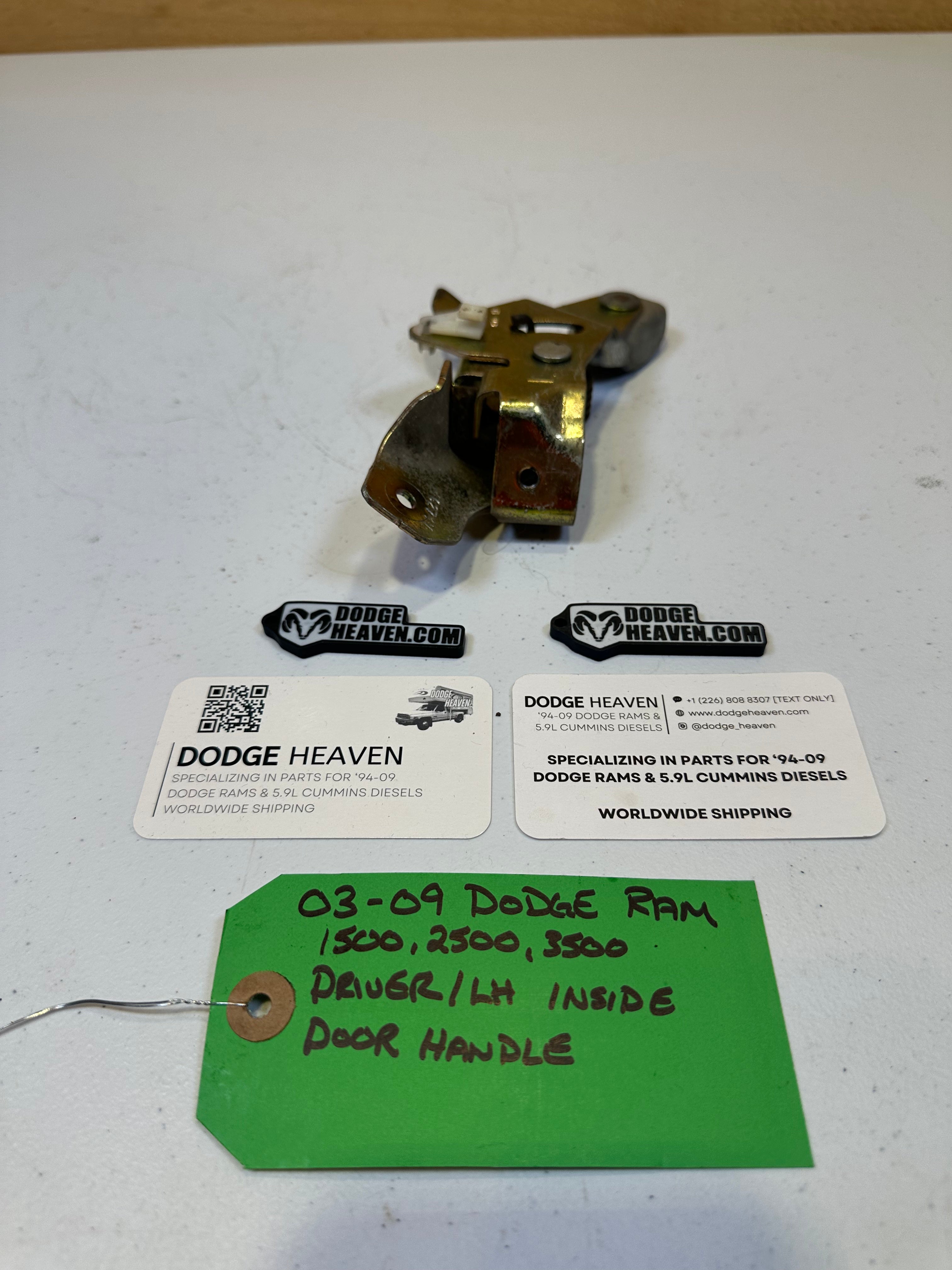 2003-2009 Dodge Ram 1500 2500 3500 Driver-Side Inside Door Latch (OEM)