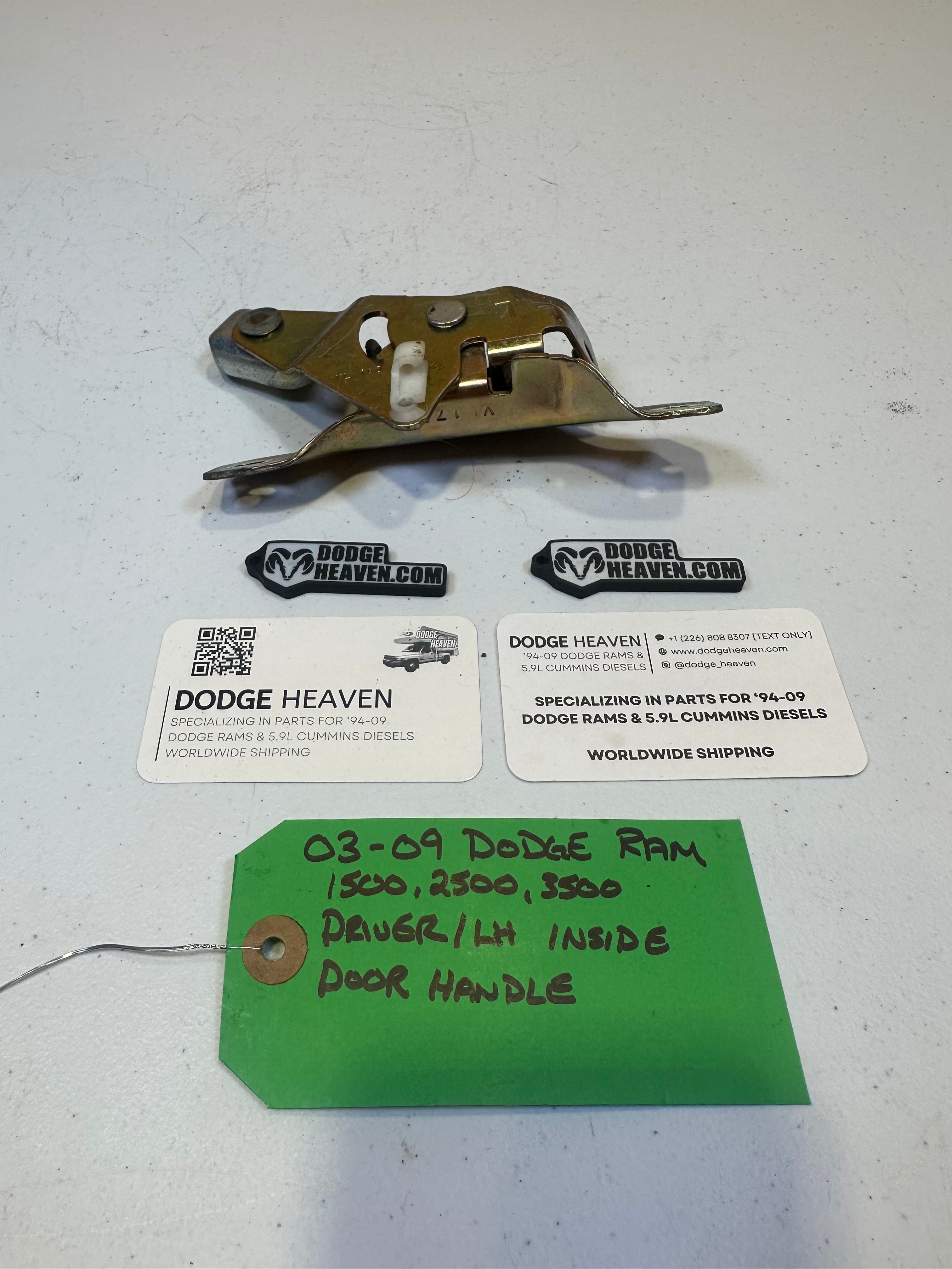 2003-2009 Dodge Ram 1500 2500 3500 Driver-Side Inside Door Latch (OEM)