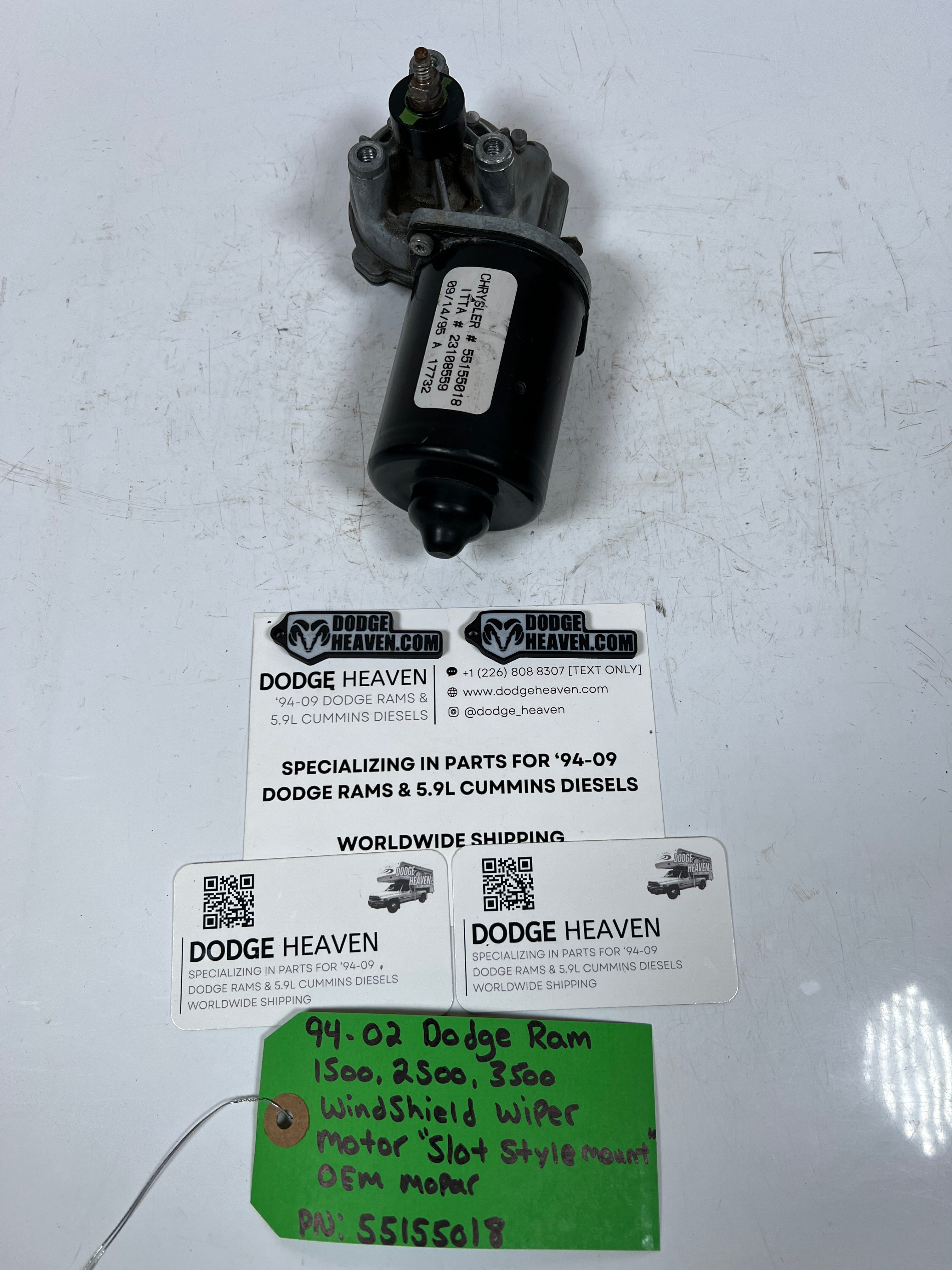 1994-2002 Dodge Ram 1500 2500 3500 Windshield Wiper Motor Slot Style (OEM)