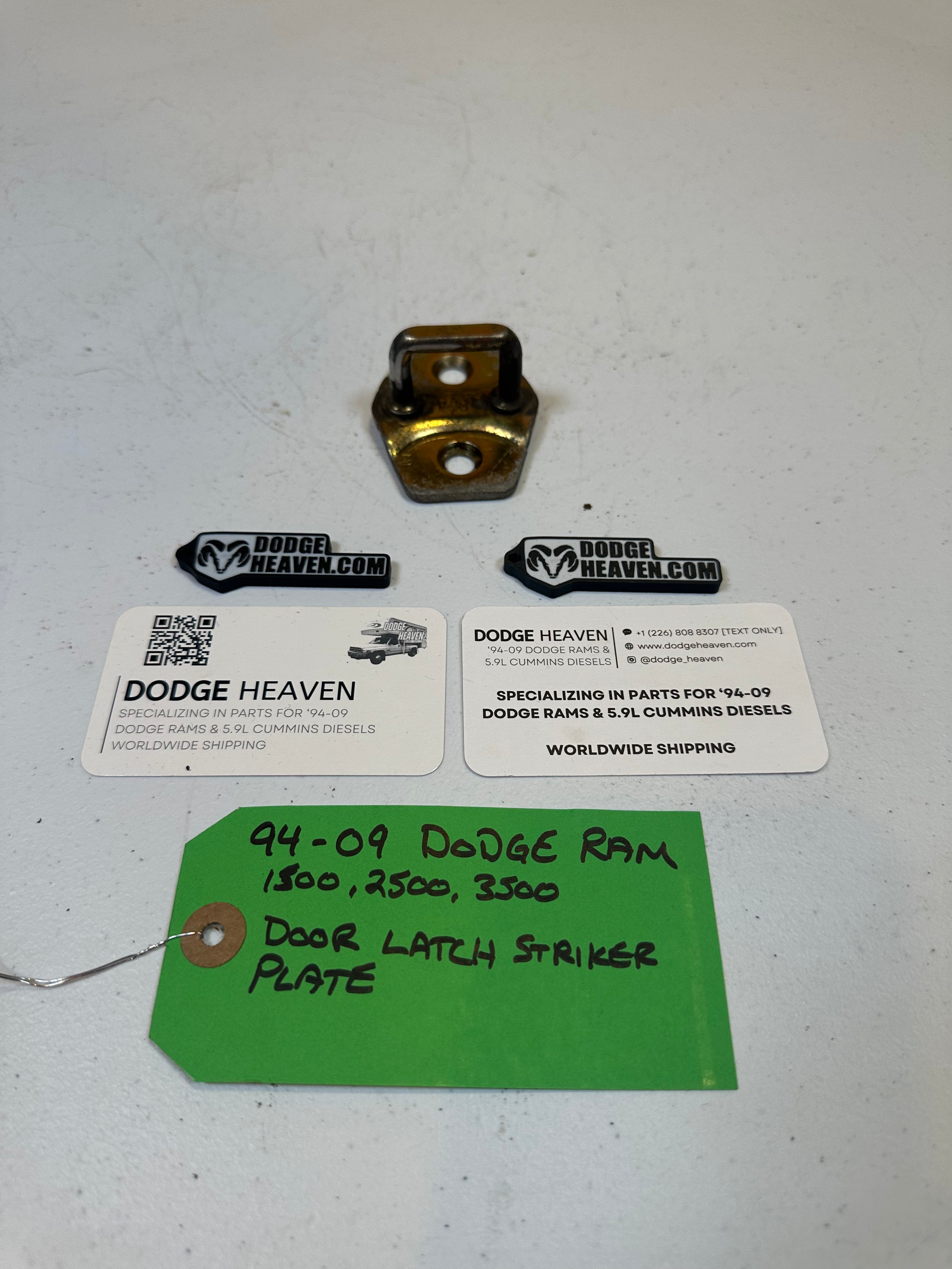 1994-2009 Dodge Ram 1500 2500 3500 Door Latch Striker Plate (OEM)