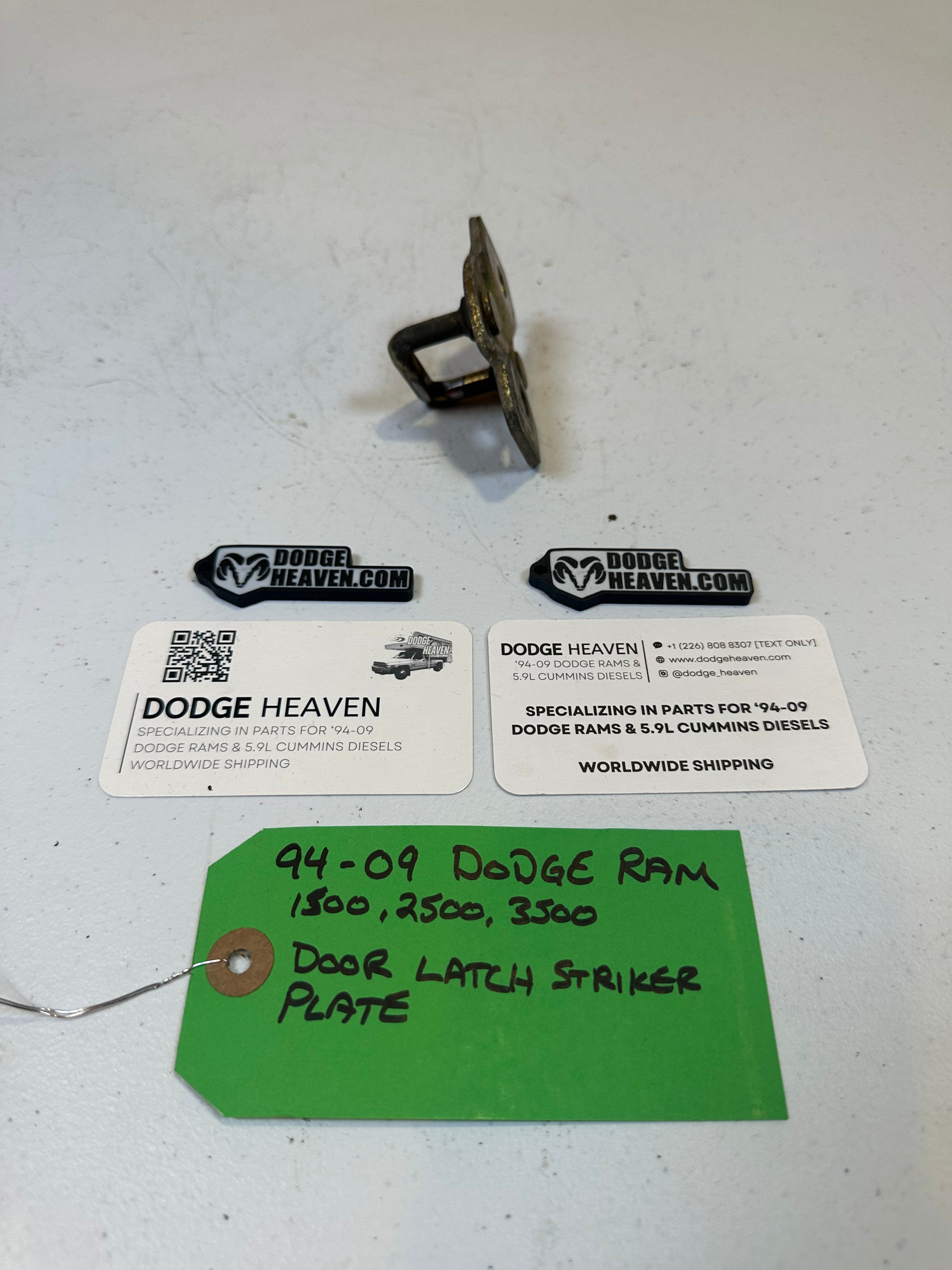 1994-2009 Dodge Ram 1500 2500 3500 Door Latch Striker Plate (OEM)