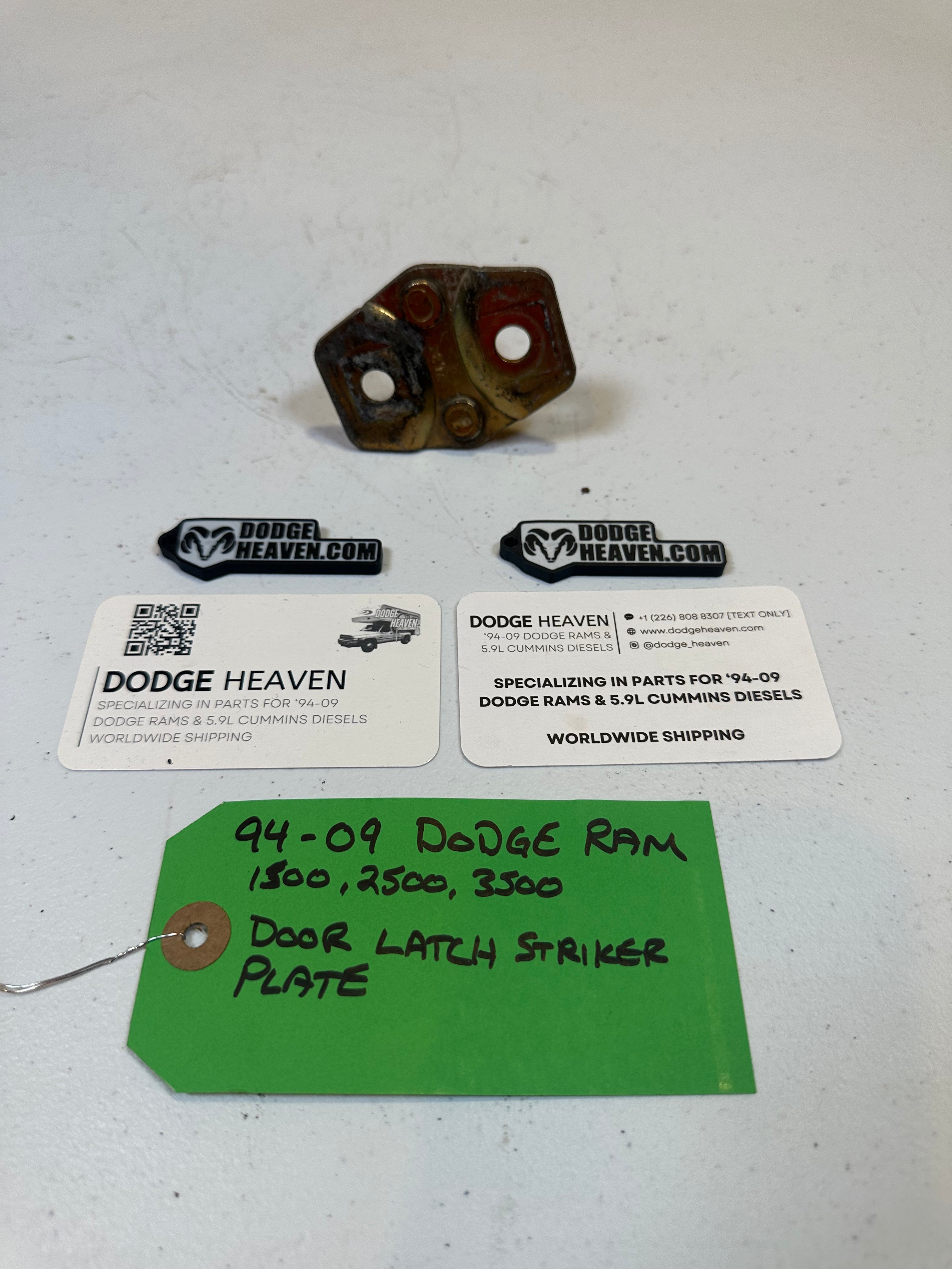 1994-2009 Dodge Ram 1500 2500 3500 Door Latch Striker Plate (OEM)