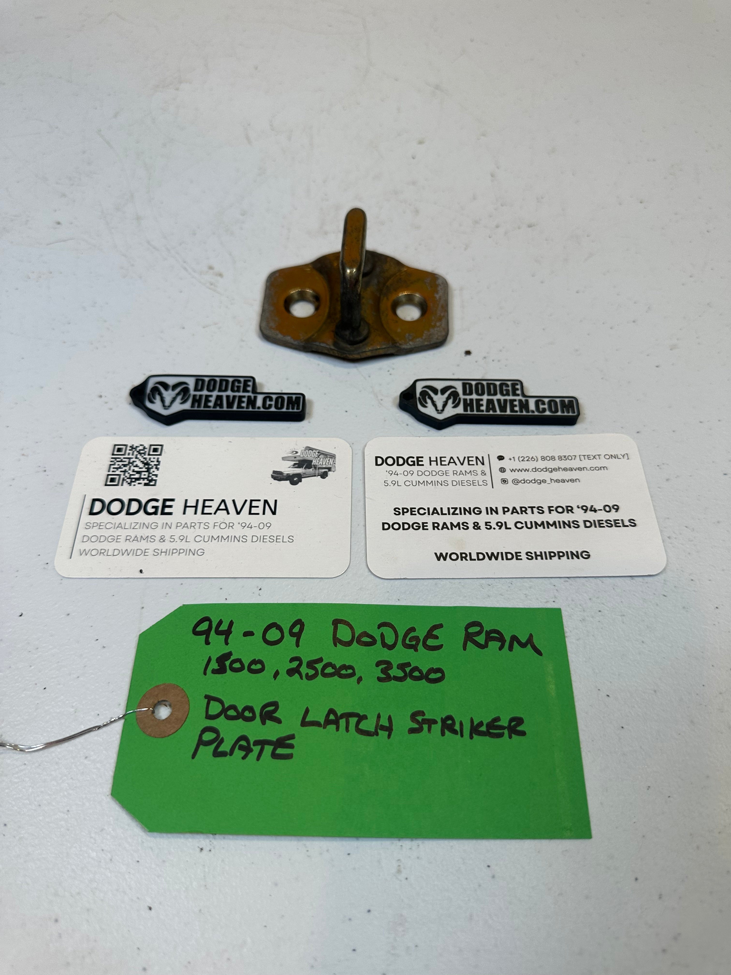 1994-2009 Dodge Ram 1500 2500 3500 Door Latch Striker Plate (OEM)