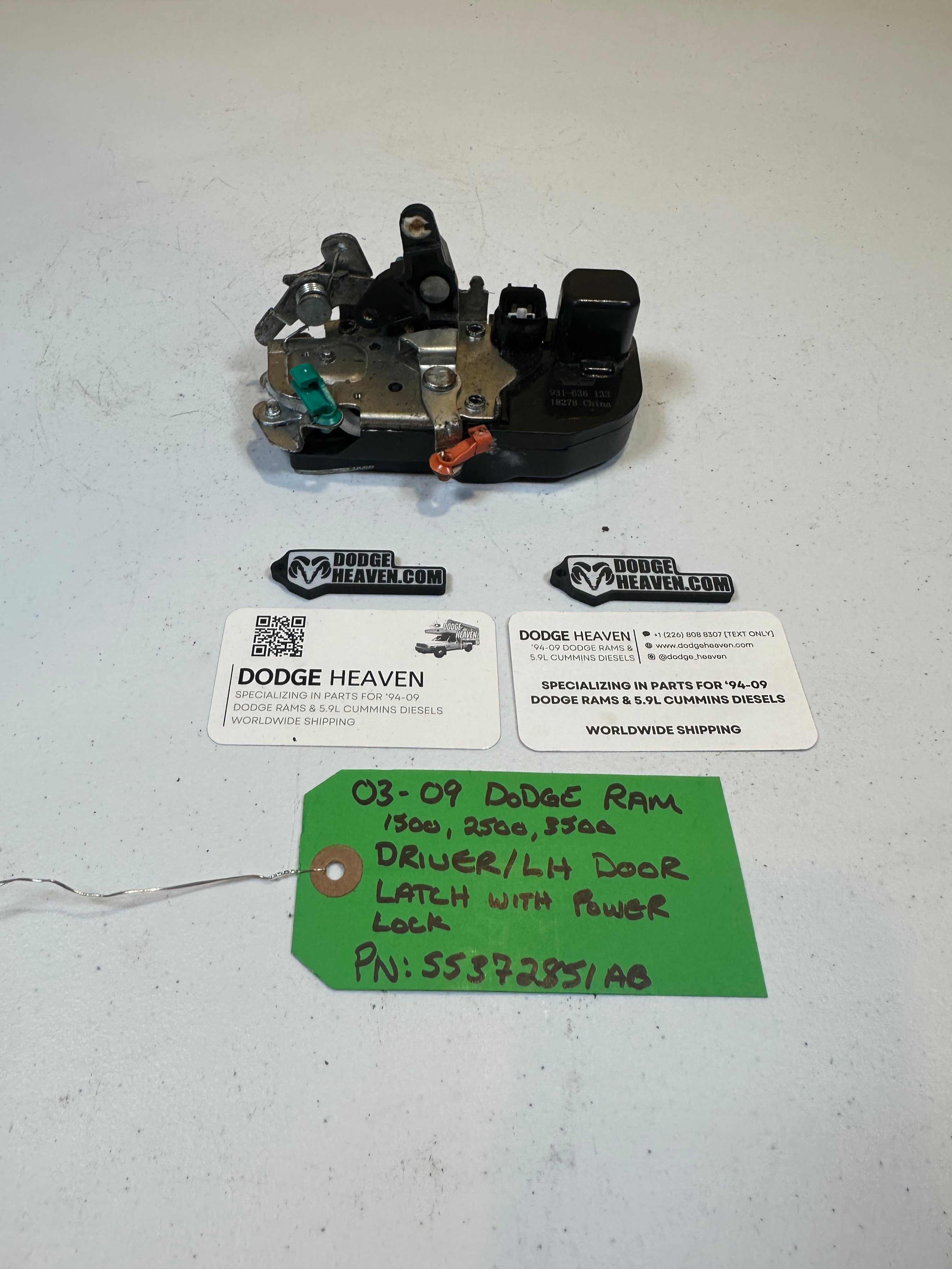 2003-2009 Dodge Ram Power Door Lock Actuator Driver-Side (OEM)