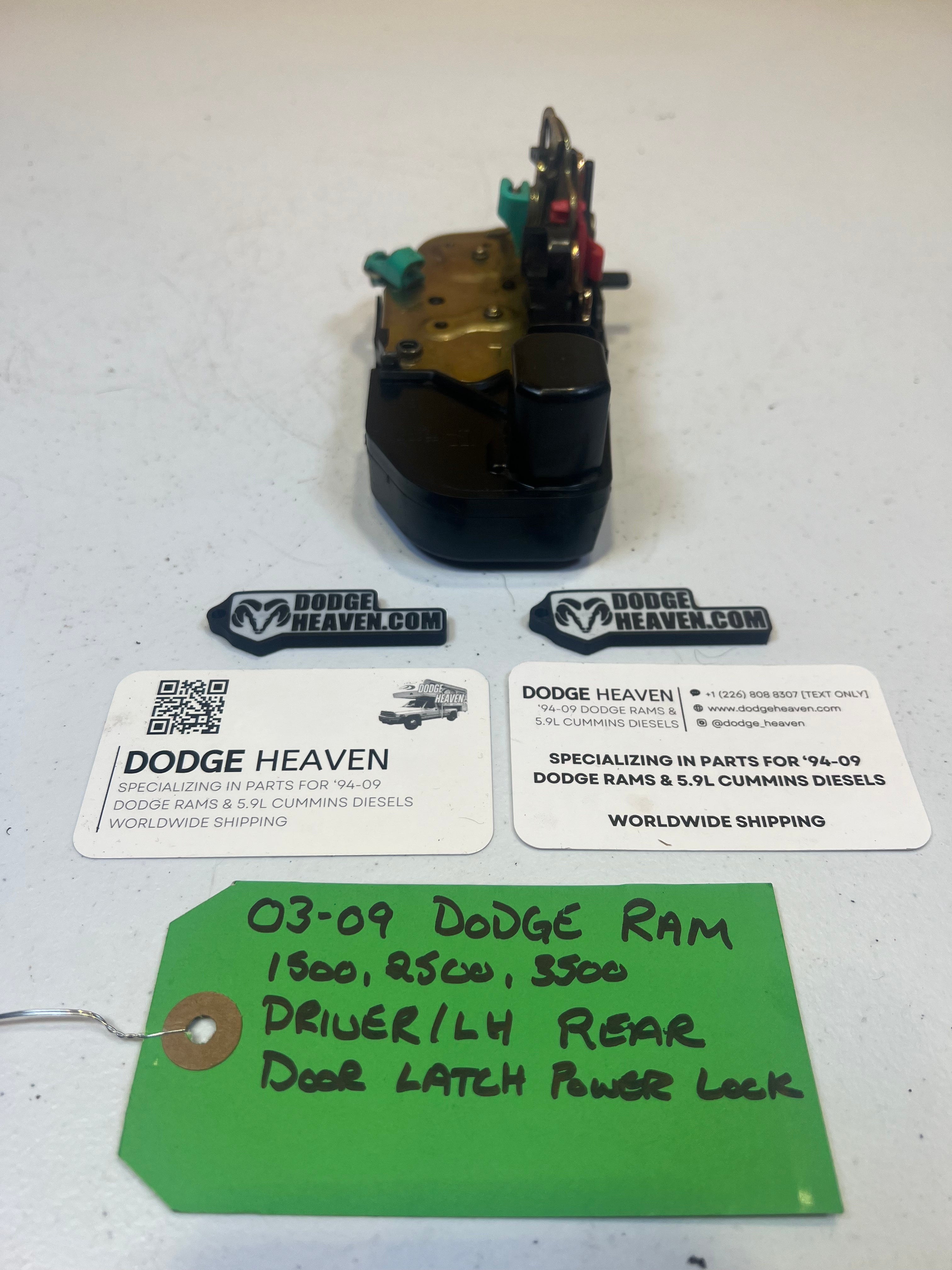 2003-2009 Dodge Ram Rear Power Door Lock Actuator Driver-Side (OEM)