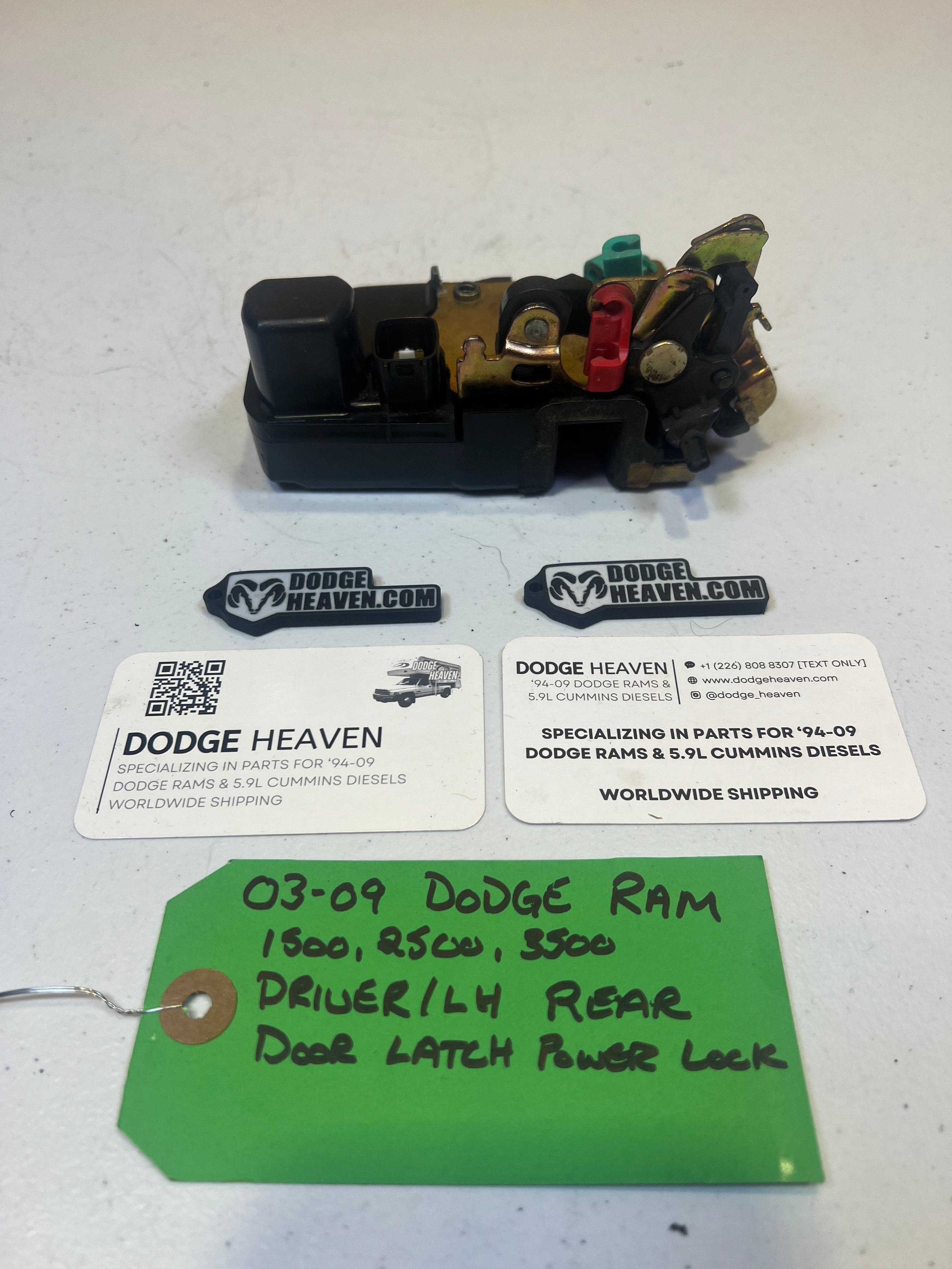 2003-2009 Dodge Ram Rear Power Door Lock Actuator Driver-Side (OEM)