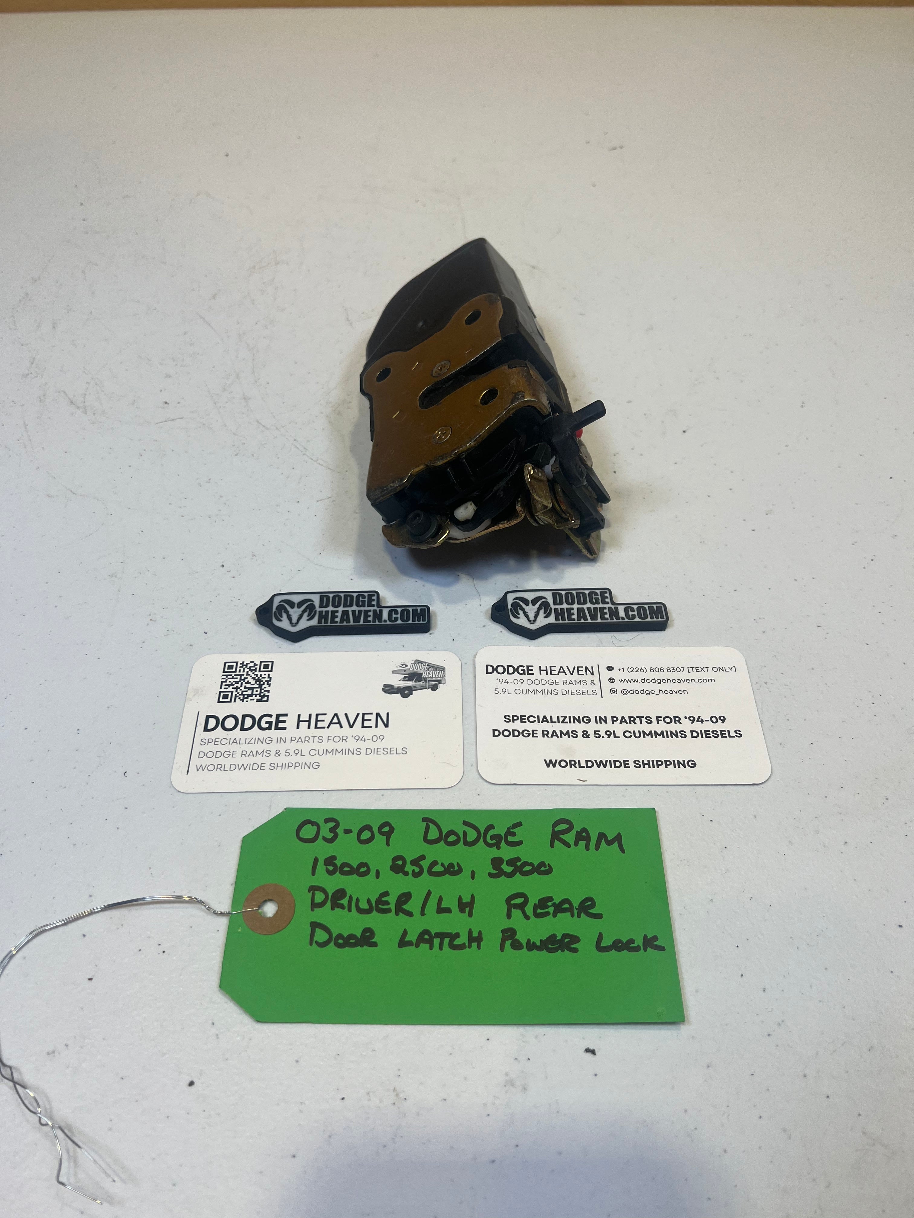 2003-2009 Dodge Ram Rear Power Door Lock Actuator Driver-Side (OEM)