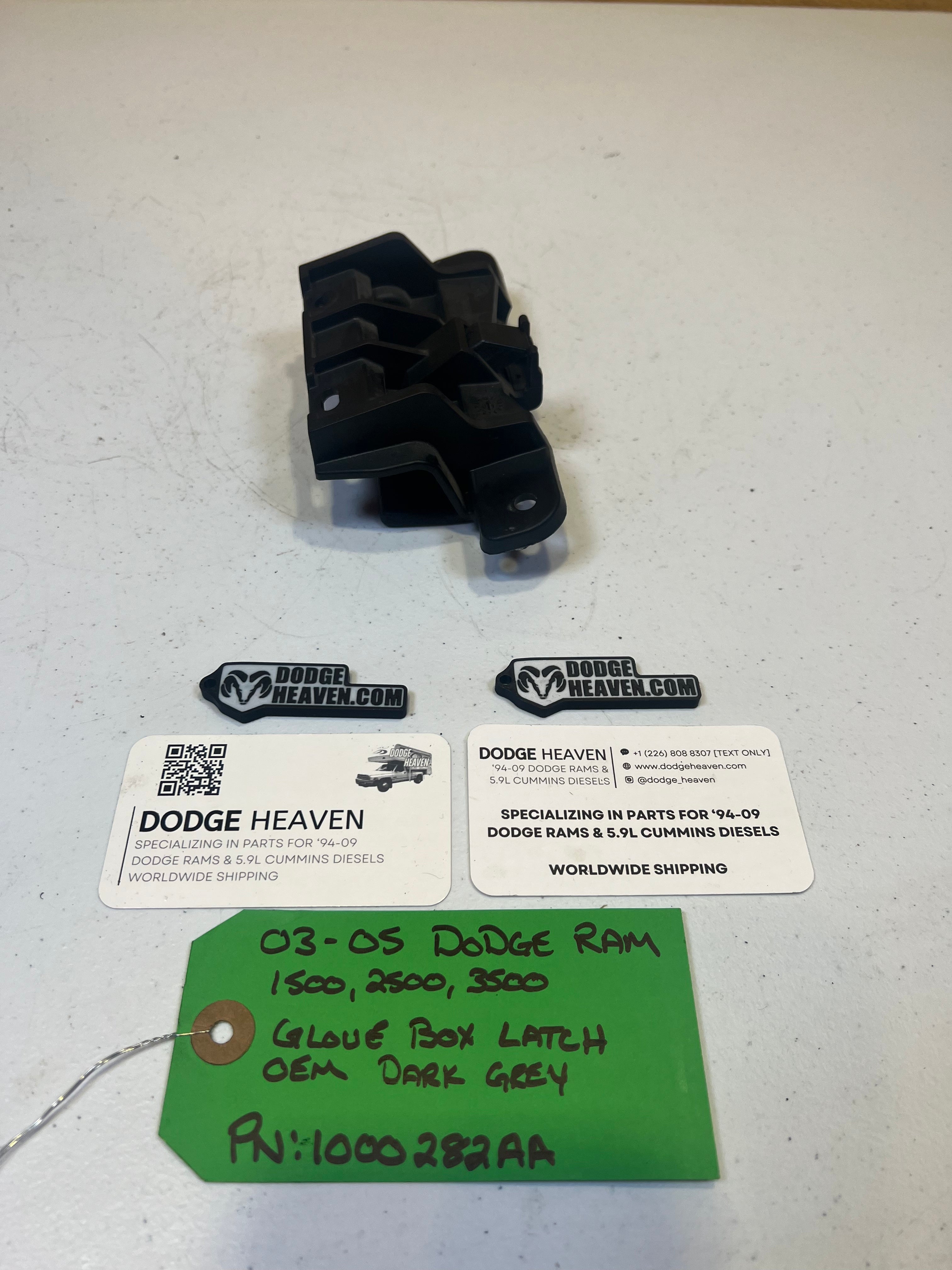 2003-2005 Dodge Ram Glove Box Latch / Handle Dark Grey (OEM)