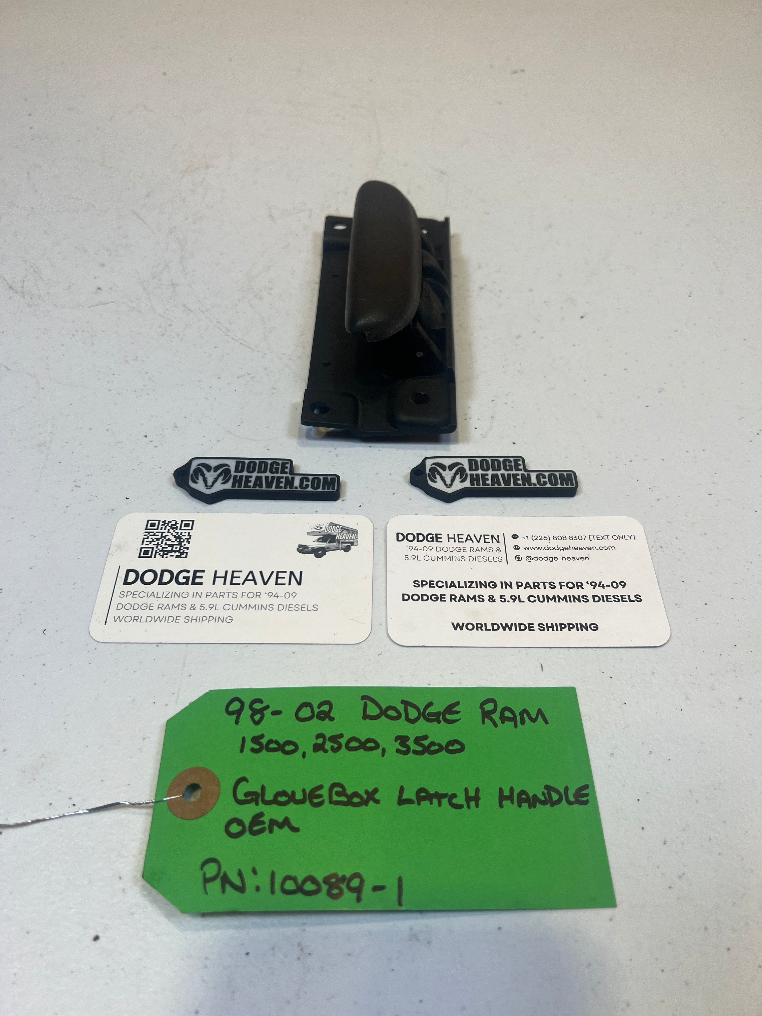 1998-2002 Dodge Ram 1500 2500 3500 Glove Box Front Cover Agate Grey (OEM)